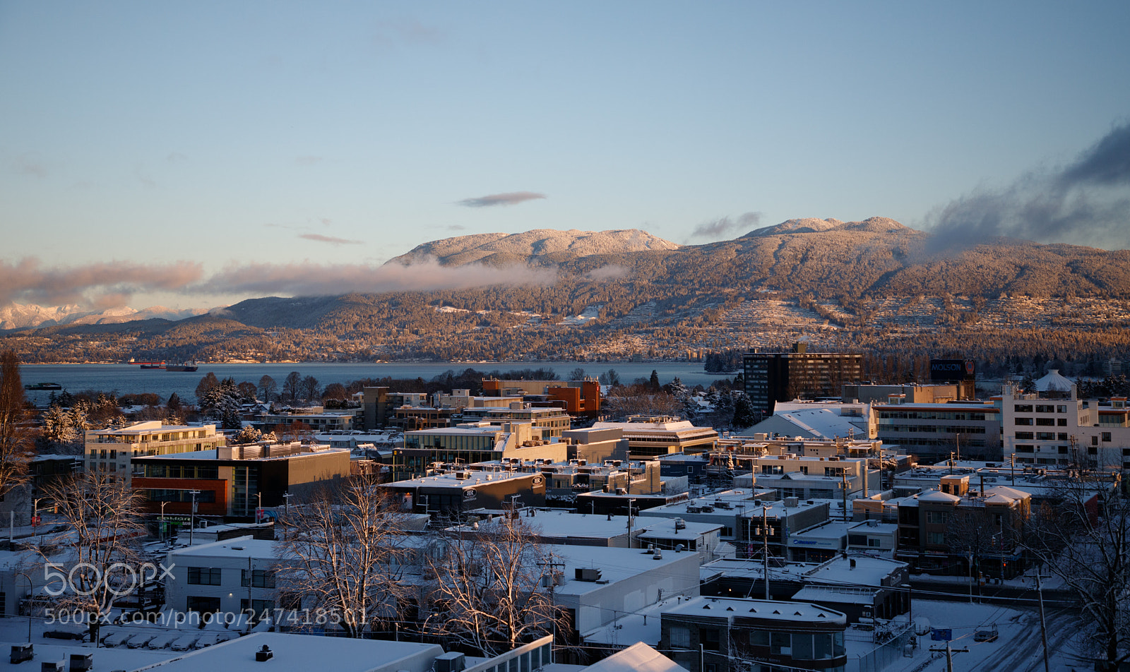 Canon EOS 6D Mark II sample photo. Snowy kitsilano photography