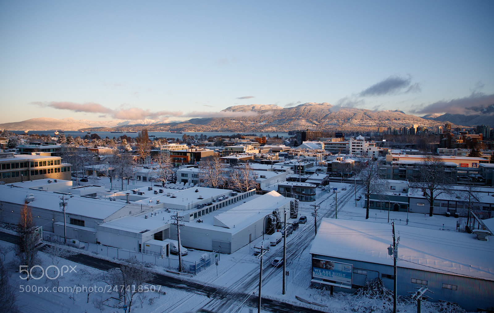 Canon EOS 6D Mark II sample photo. Snowy kitsilano photography