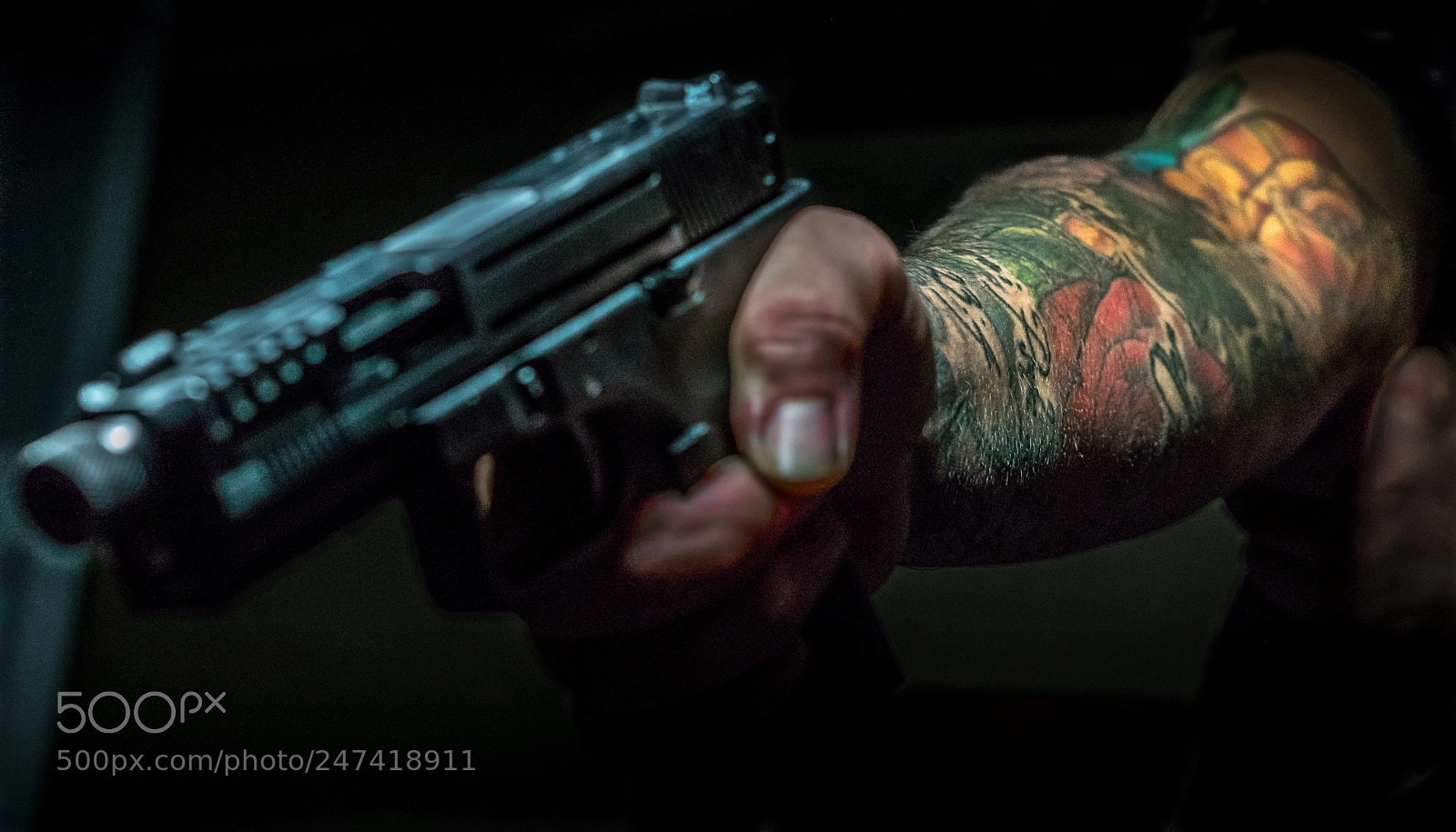 Sony a6300 sample photo. Guns and tats photography
