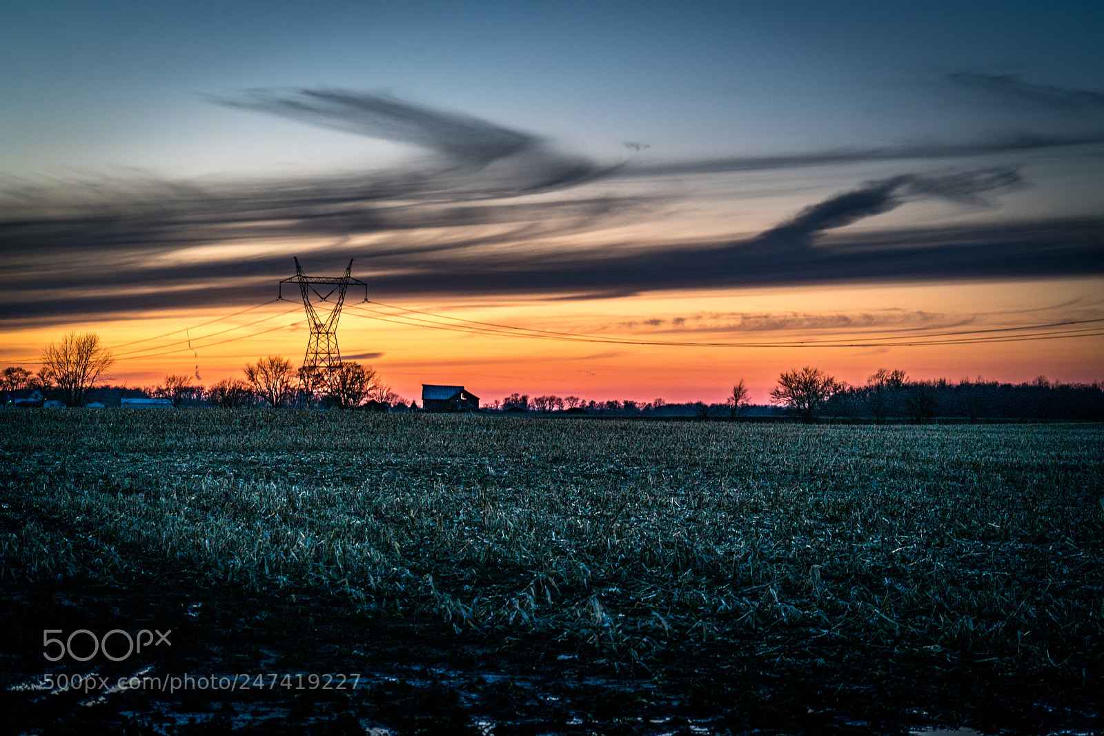 Sony a7R II sample photo. Country sunset photography