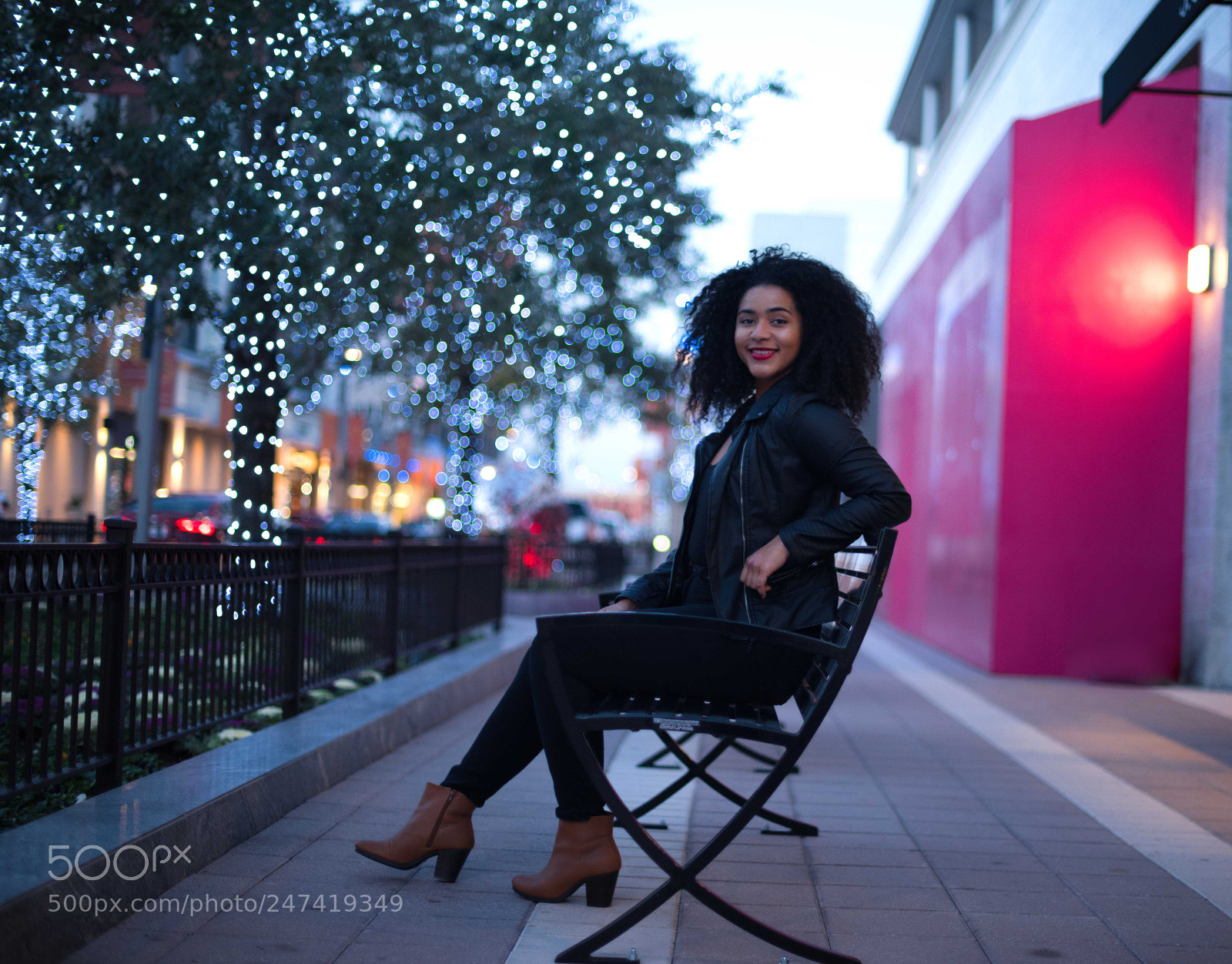 Nikon D810 sample photo. Bench & bokeh photography