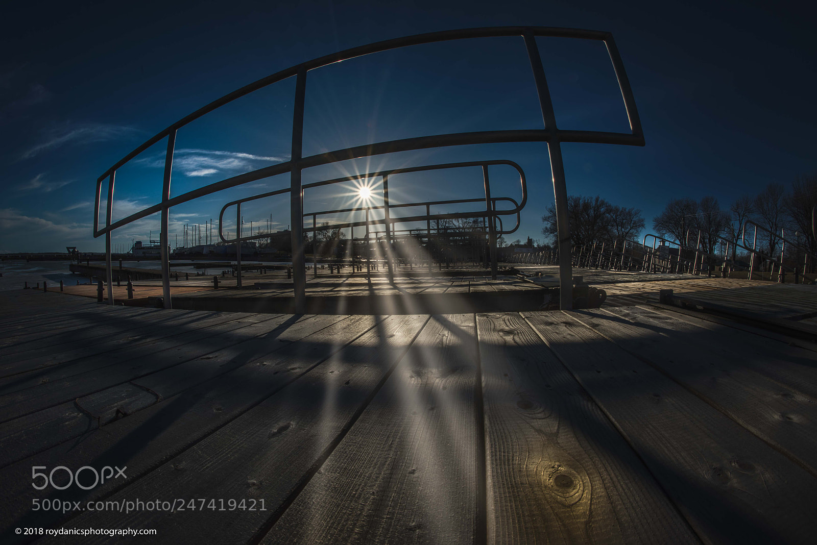 Nikon D810 sample photo. Sunset at the docks photography