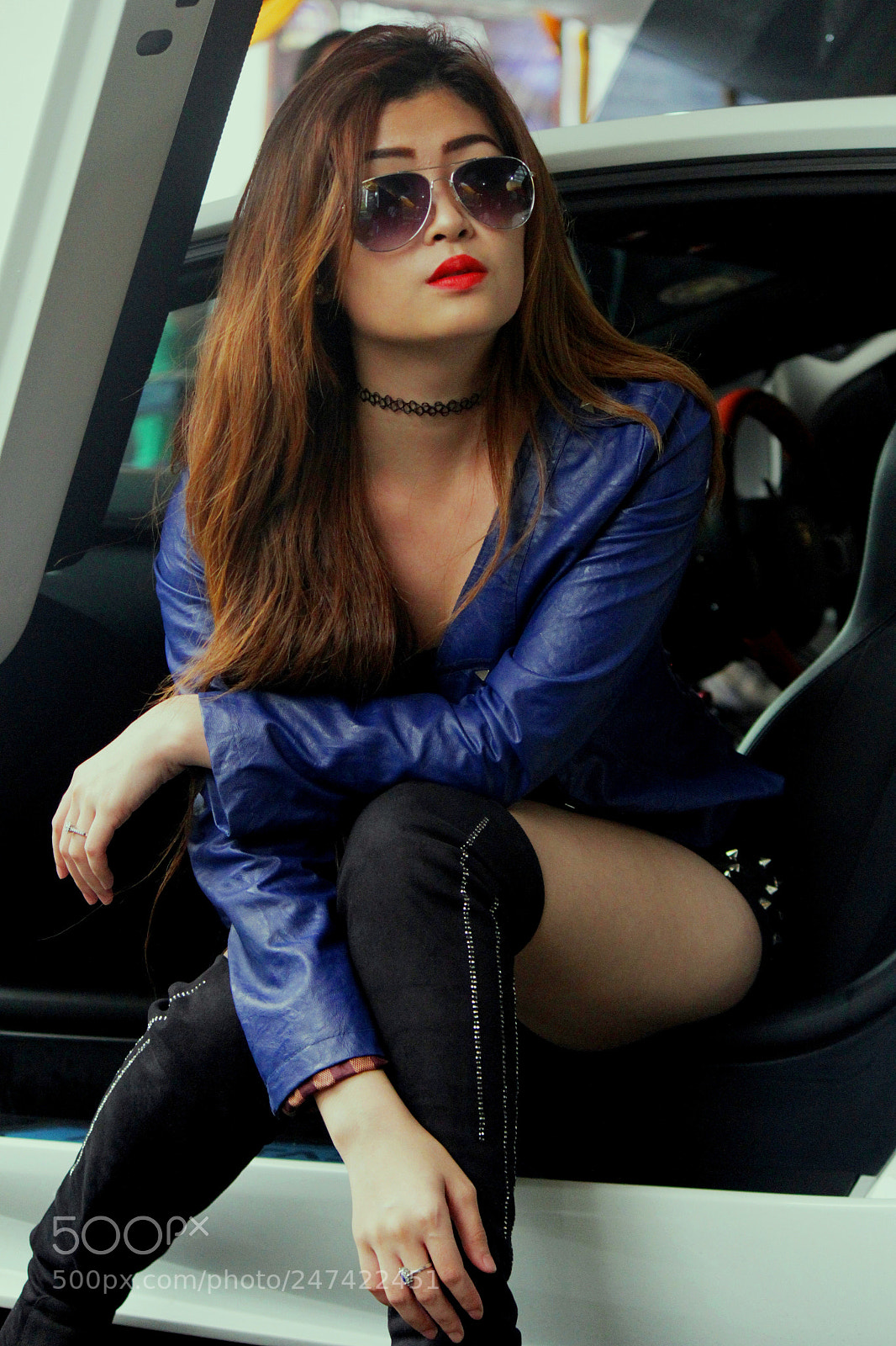 Canon EOS 60D sample photo. Lamborgini girl photography