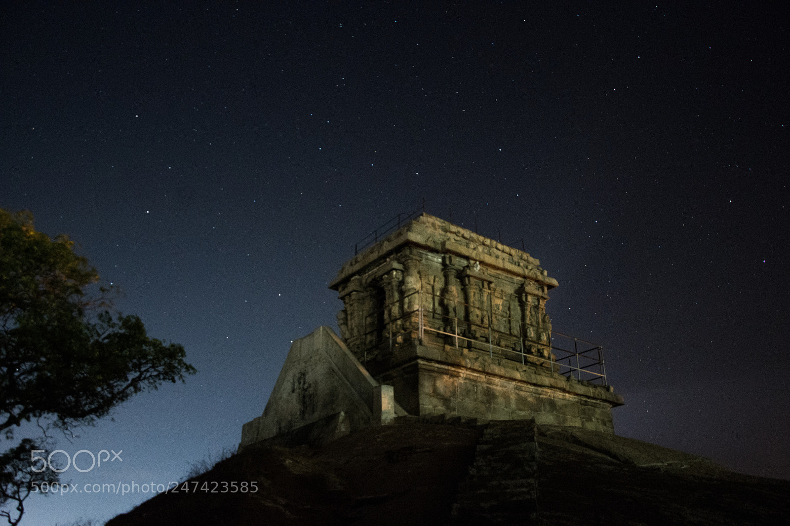 Nikon D7200 sample photo. Temple in night photography