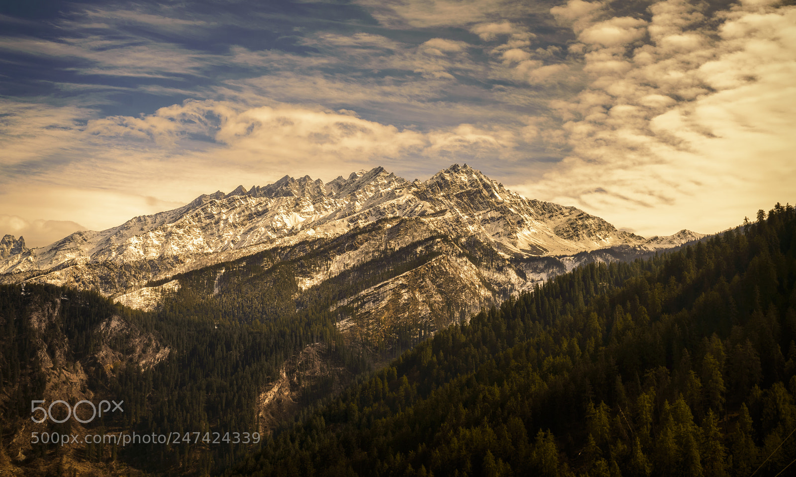 Nikon D3200 sample photo. Sunset over kuari pass photography