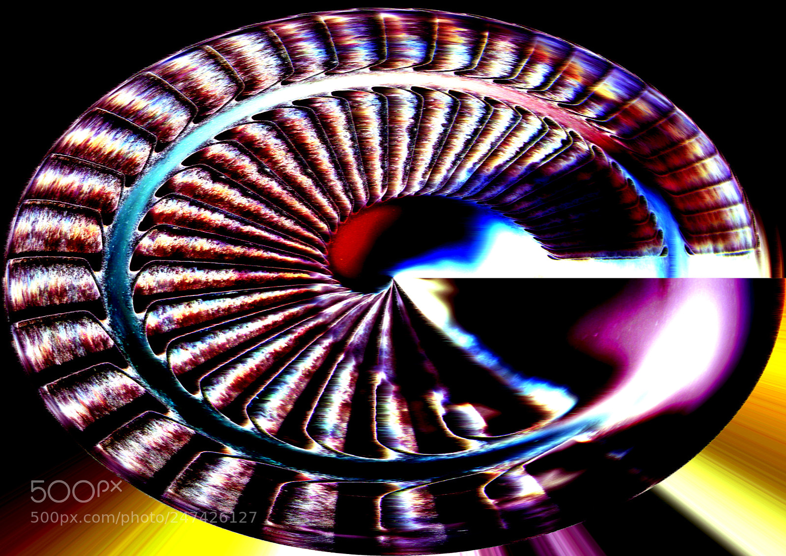 Canon DIGITAL IXUS 960 IS sample photo. Galaxy vortex in a photography