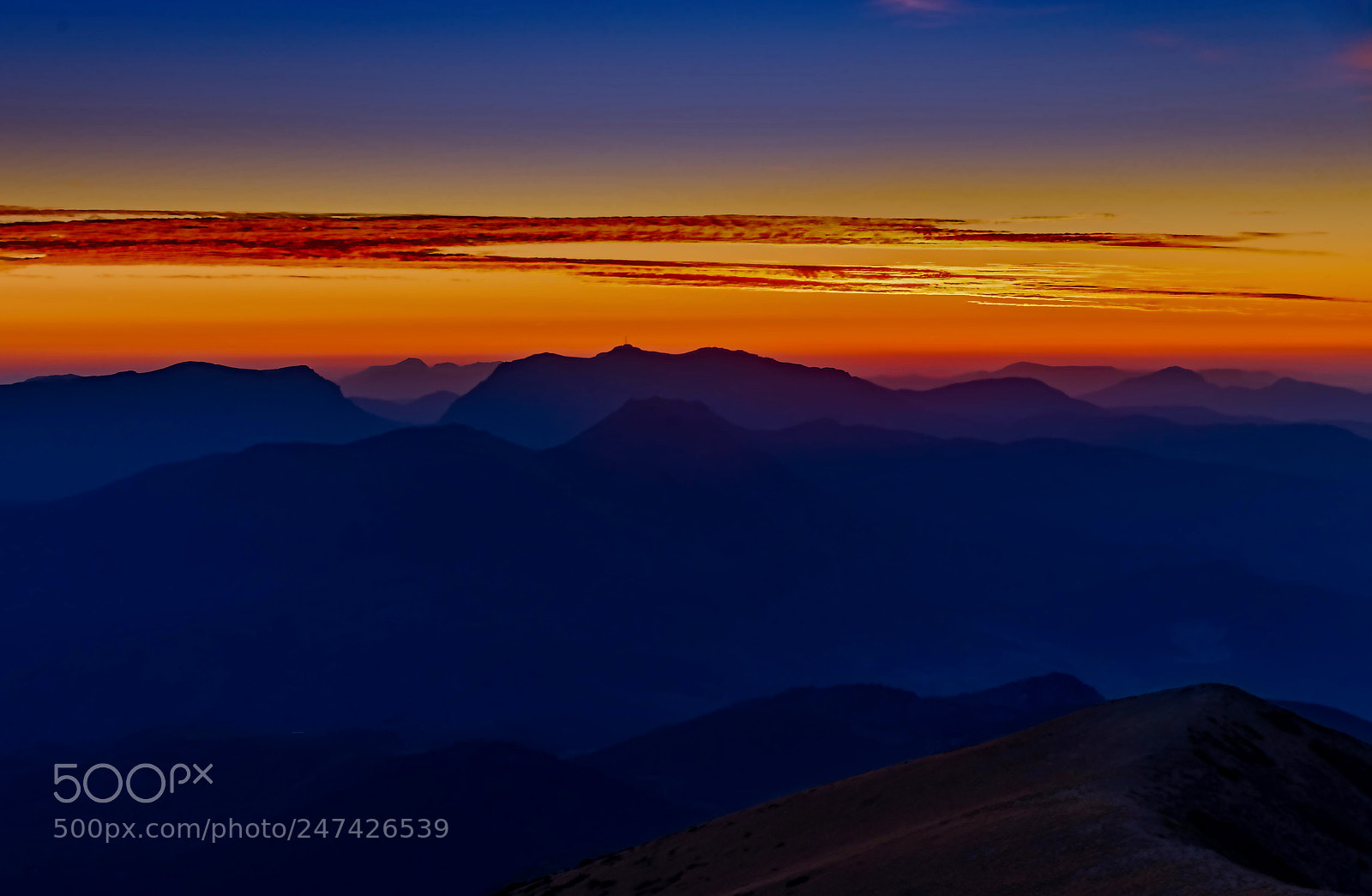 Nikon D800 sample photo. Sunset over the sierra photography