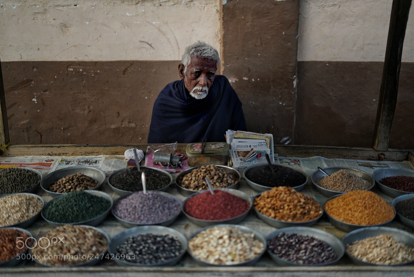 Sony a7R II sample photo. Seed seller photography