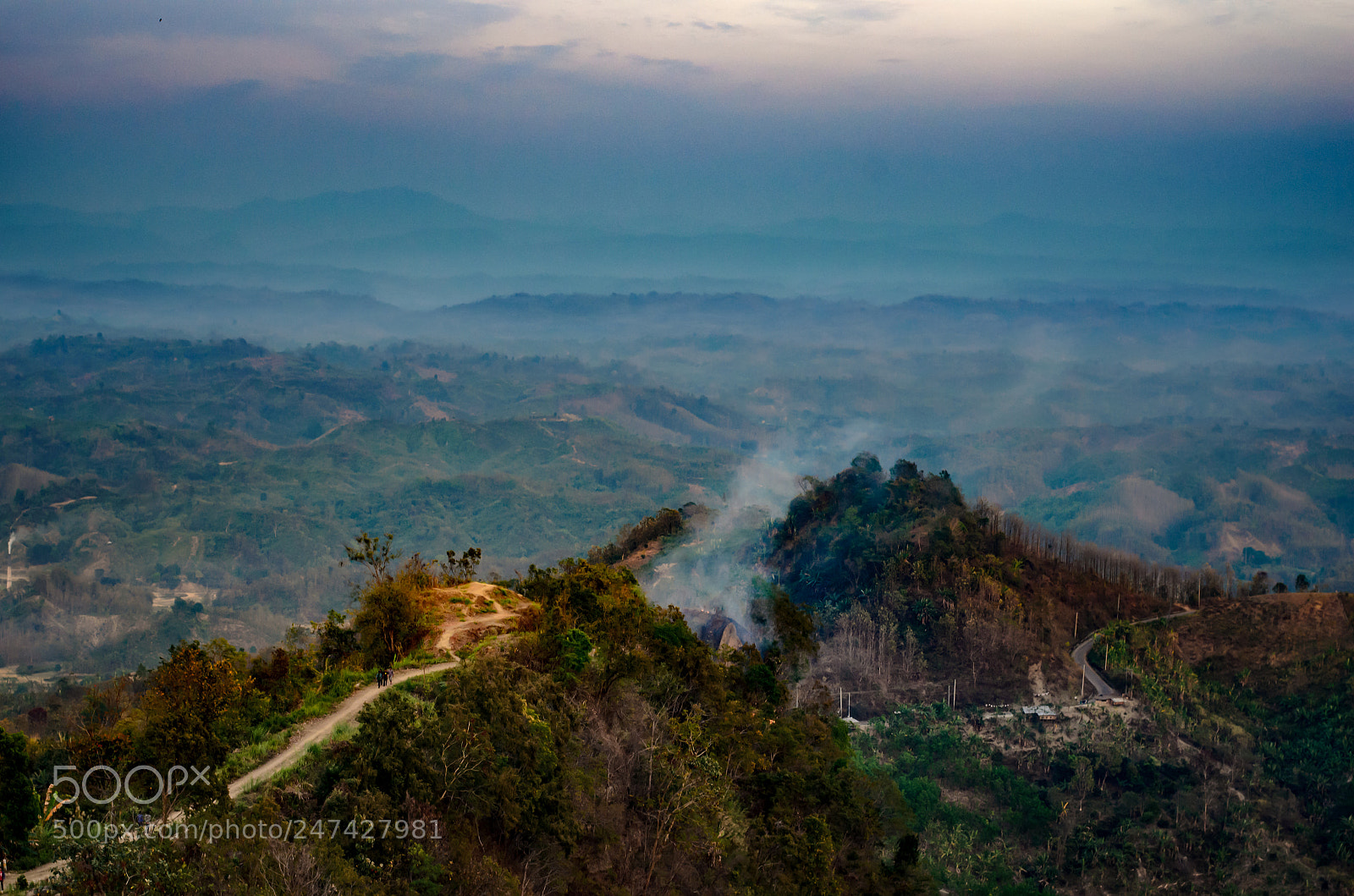 Nikon D5100 sample photo. Mountains in sunset_01 photography