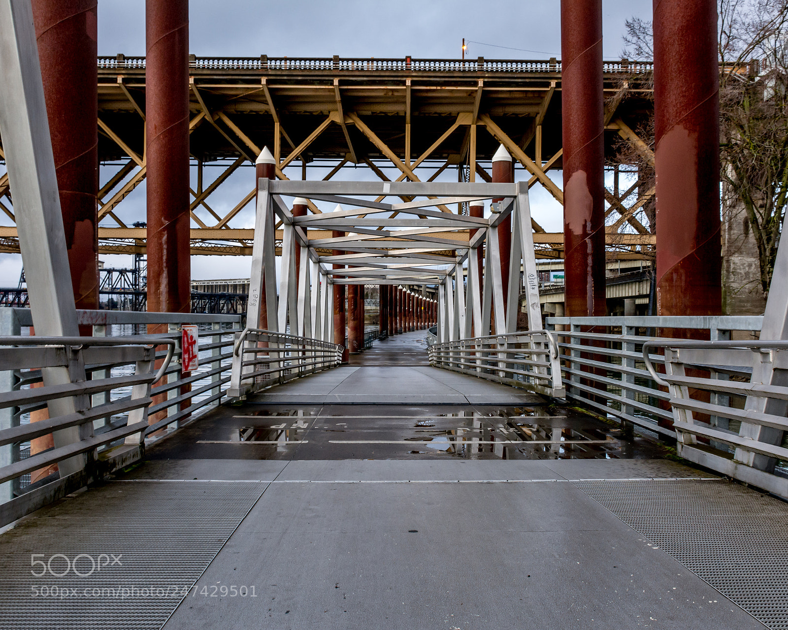 Nikon D7100 sample photo. Esplanade, downward photography
