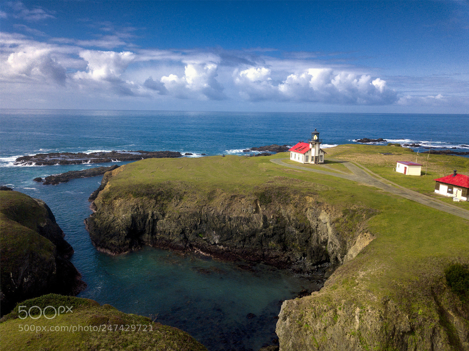 DJI FC220 sample photo. Point cabrillo lighthouse photography