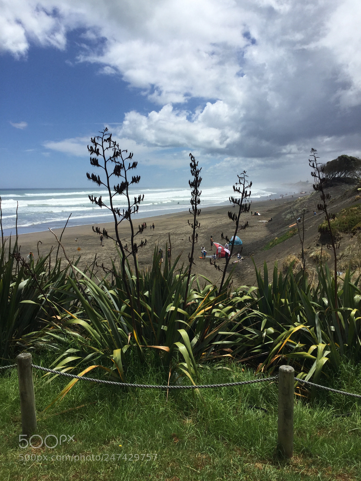 Apple iPad Air 2 sample photo. Beach scene at muriwai photography
