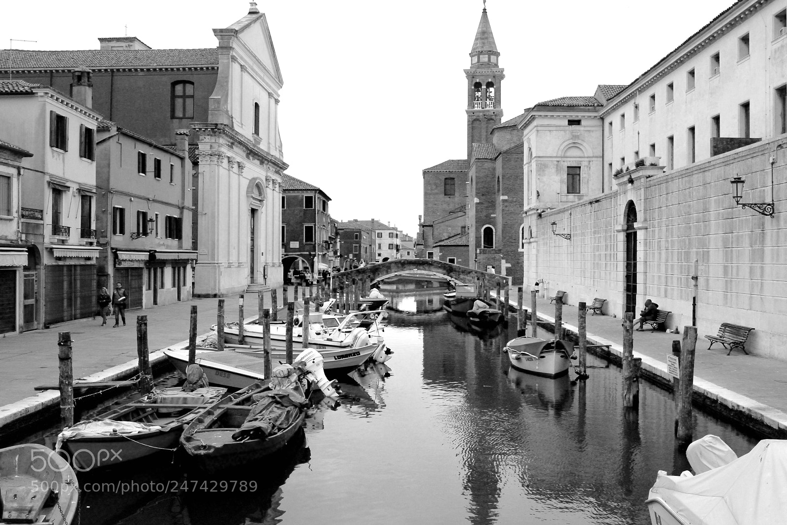 Nikon D600 sample photo. Chioggia in b&n photography