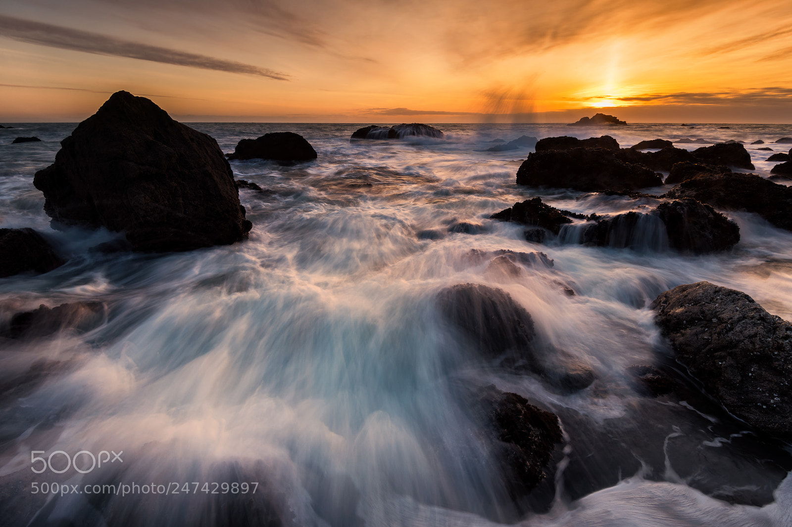 Nikon D850 sample photo. Coastline sunset photography