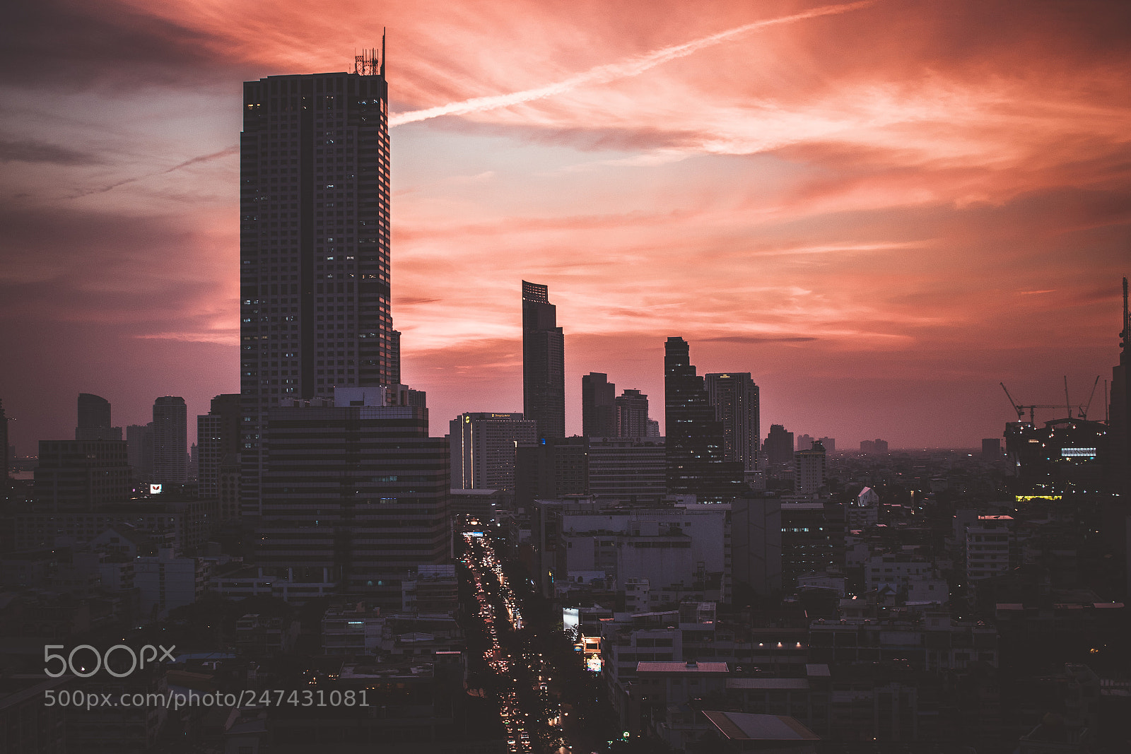 Canon EOS 80D sample photo. Bangkok city skyline at photography