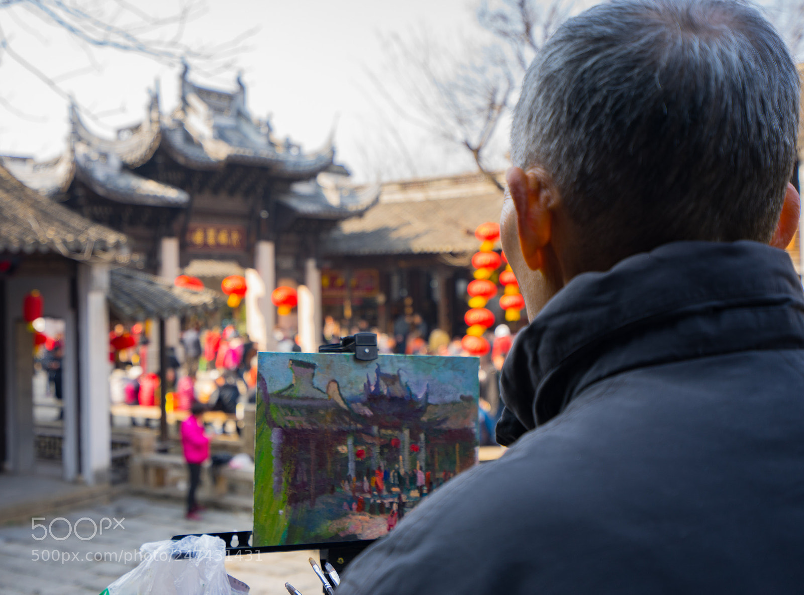 Sony a7 II sample photo. Painting the chinese new photography