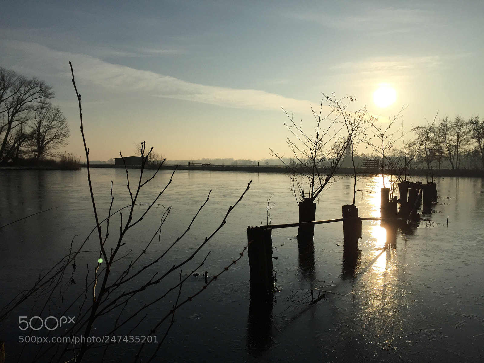 Apple iPhone 6 sample photo. Ice on the water photography