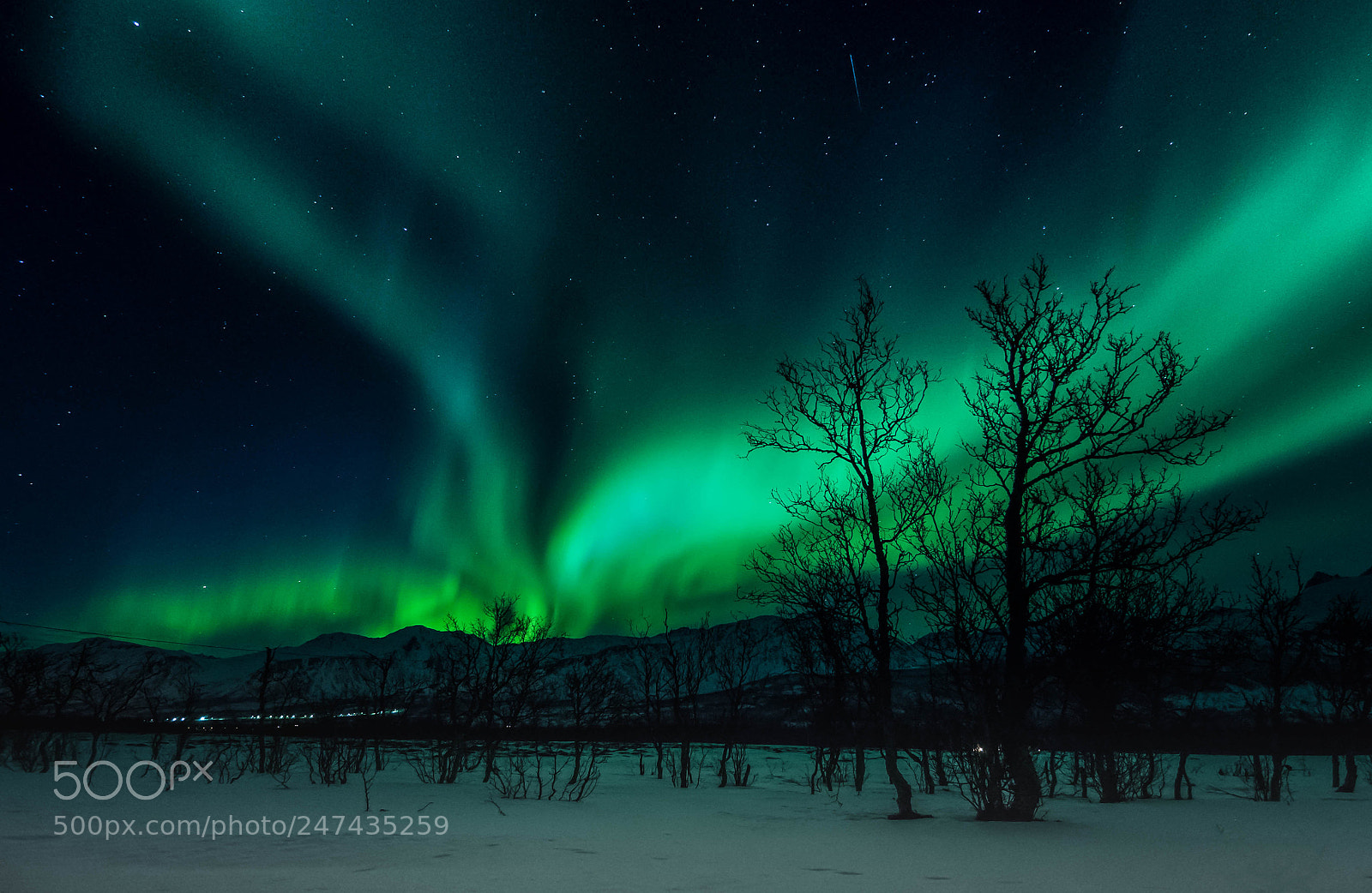 Olympus OM-D E-M1 sample photo. Northern lights in norway photography