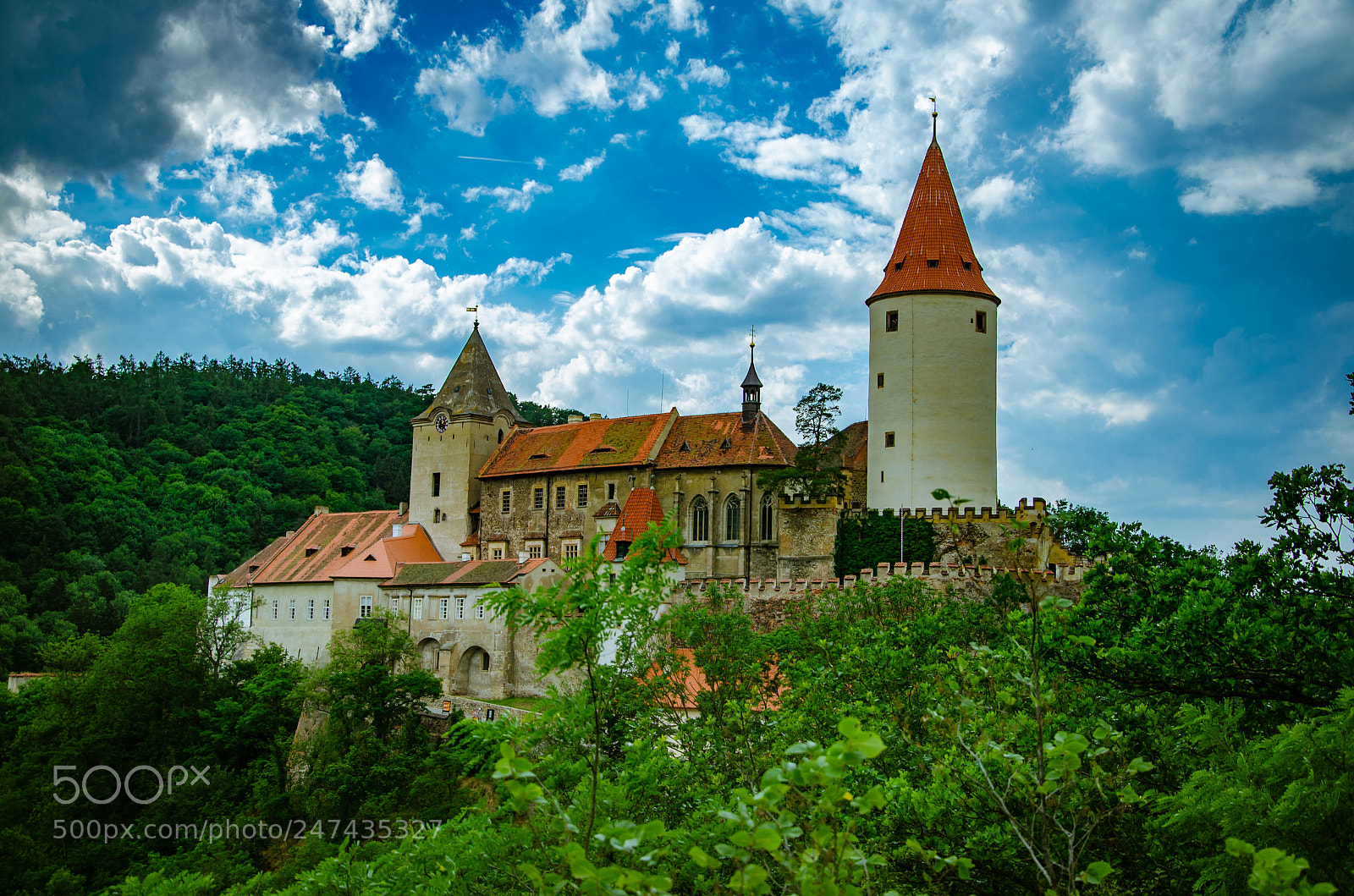 Nikon D5100 sample photo. Křivoklát castle photography