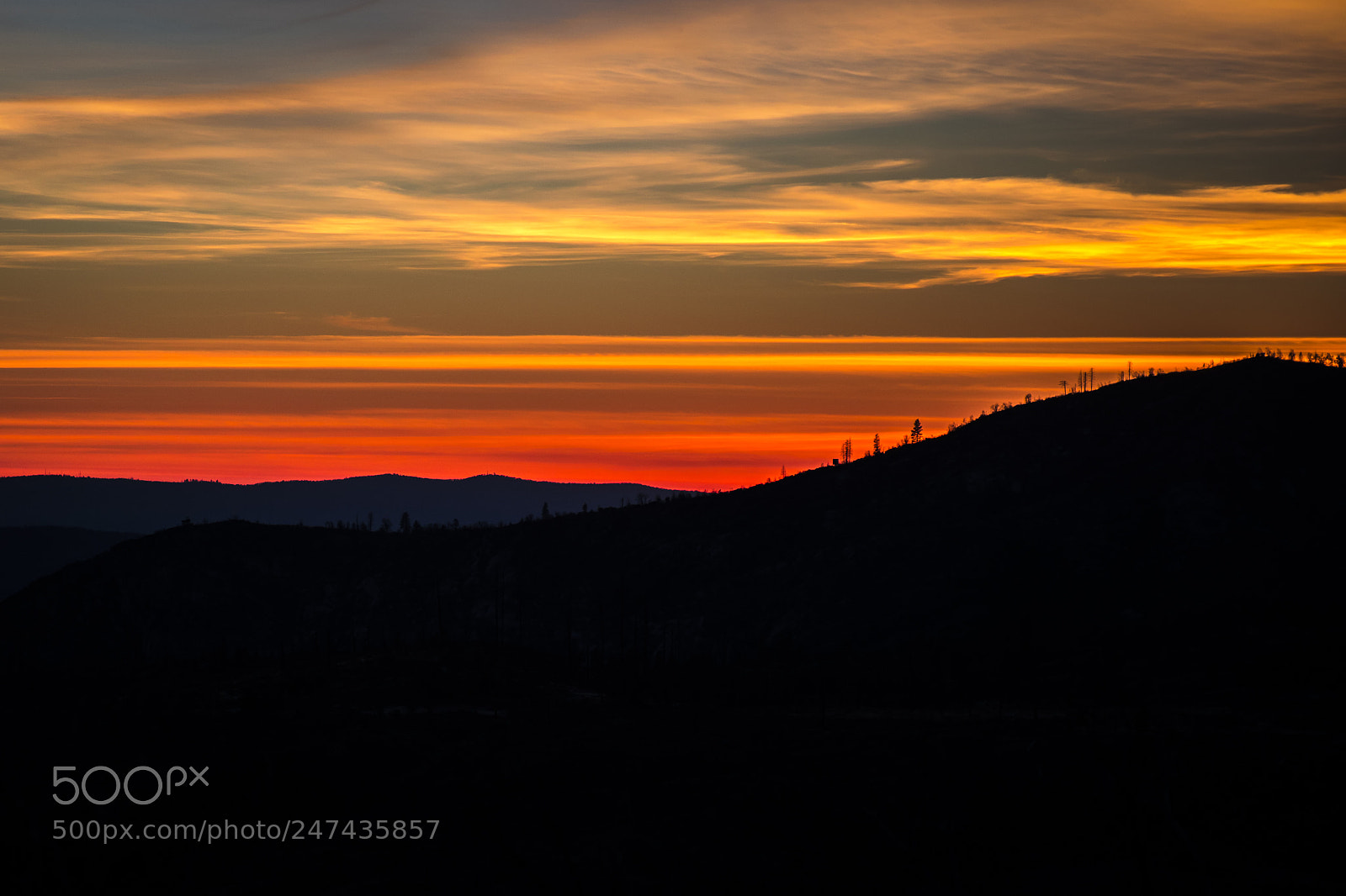 Nikon D5500 sample photo. Yosemite sunset photography