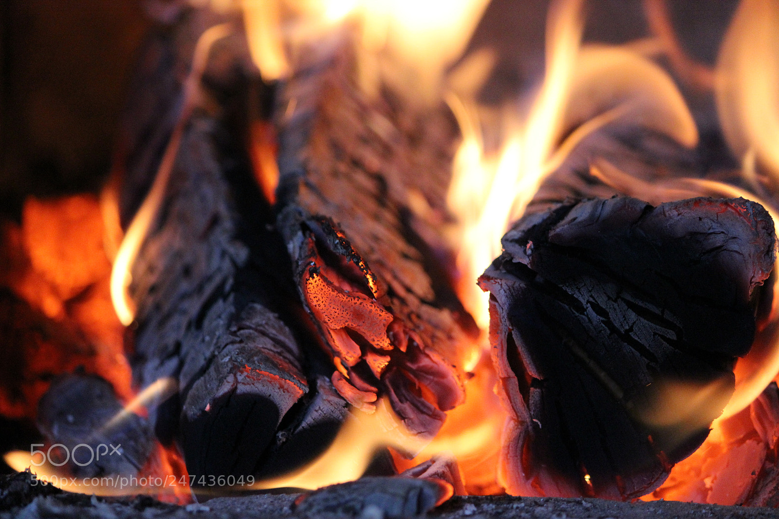 Canon EF-S 55-250mm F4-5.6 IS II sample photo. Fire flames photography