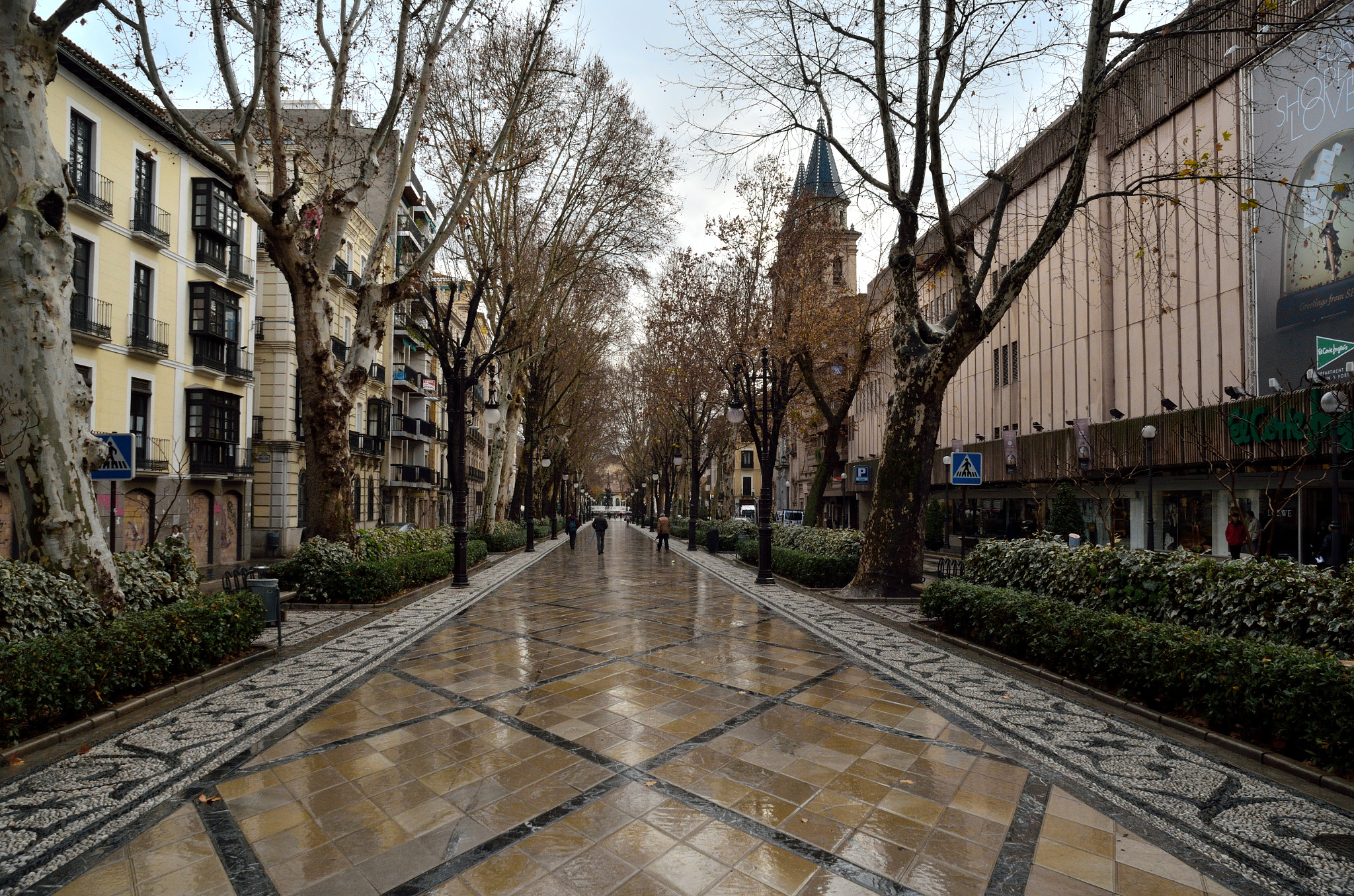 Nikon D7000 + Sigma 18-125mm F3.8-5.6 DC HSM sample photo. Rain in granada photography