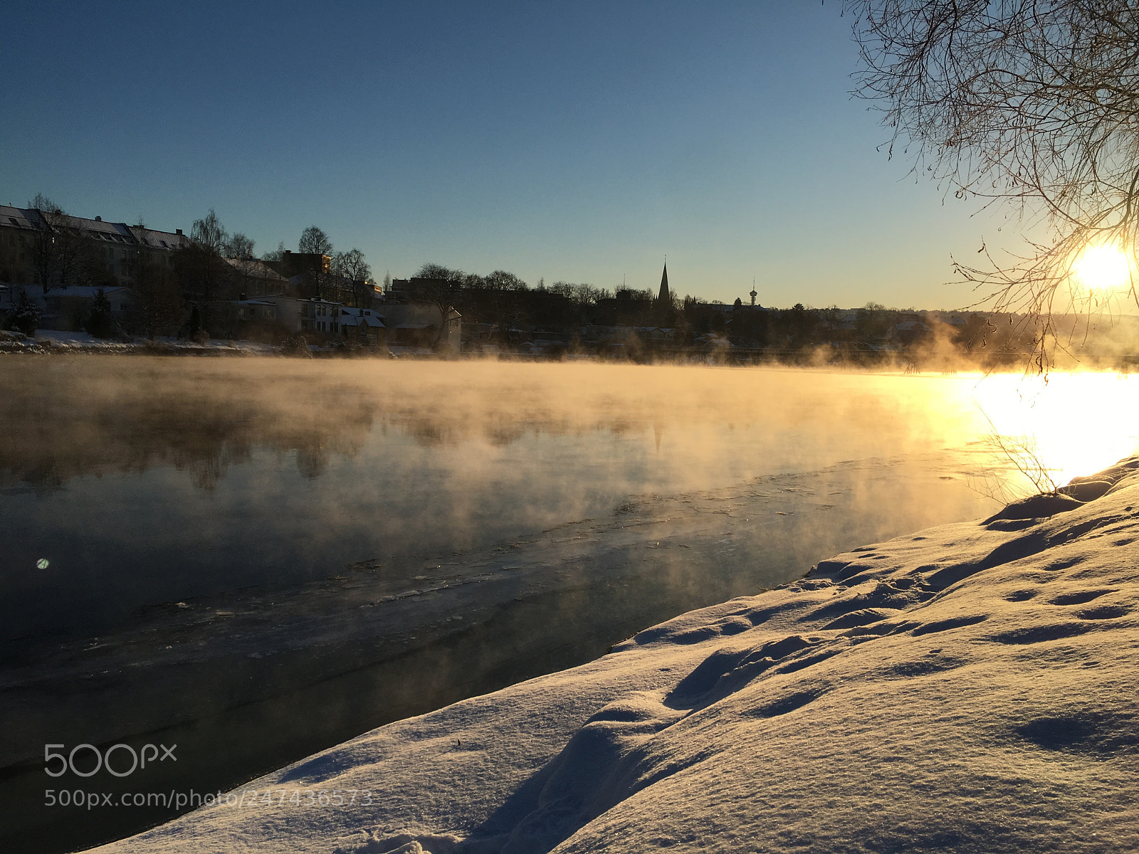 Apple iPhone 6s sample photo. Trondheim in winter photography