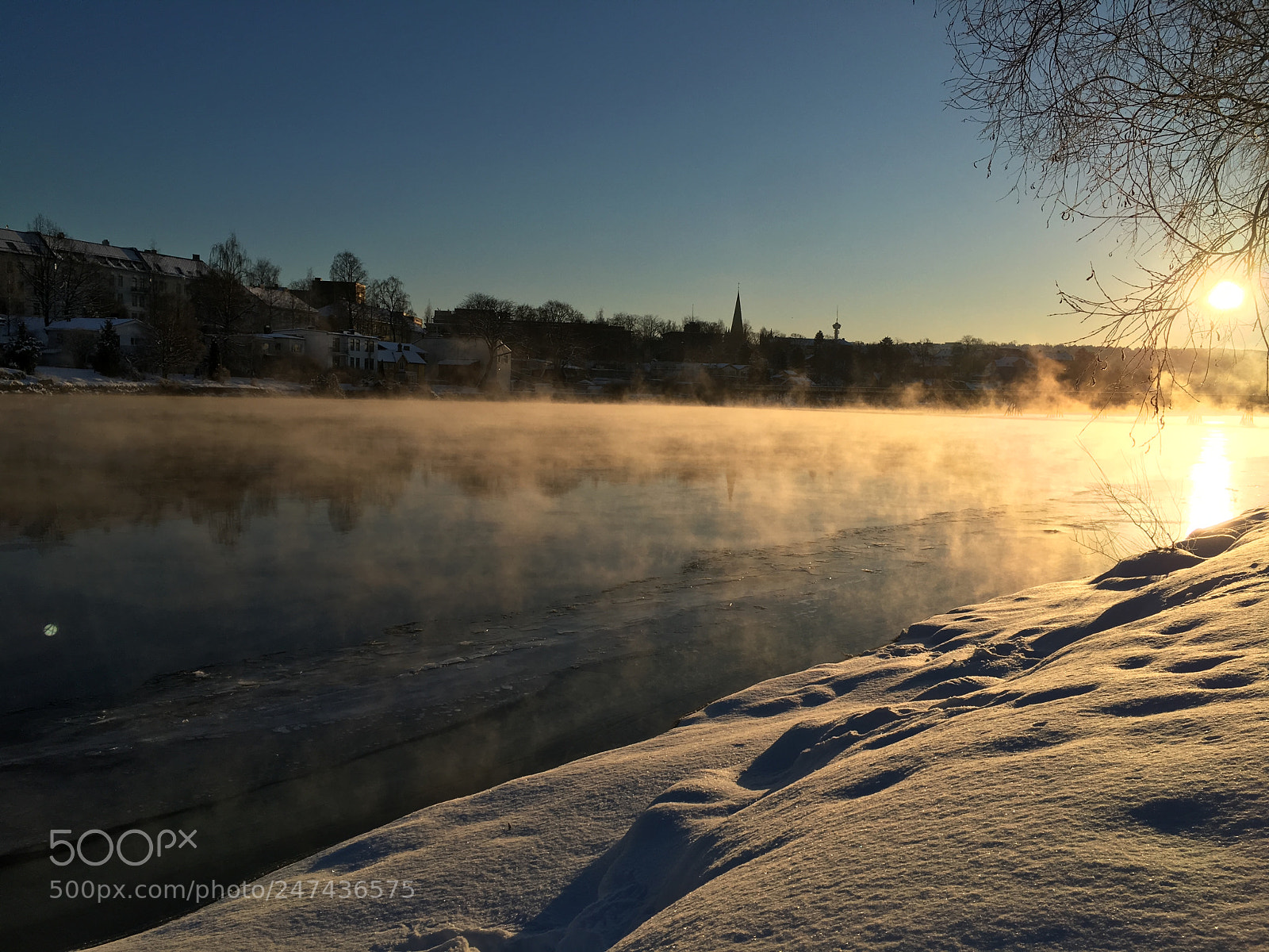 Apple iPhone 6s sample photo. Trondheim in winter photography