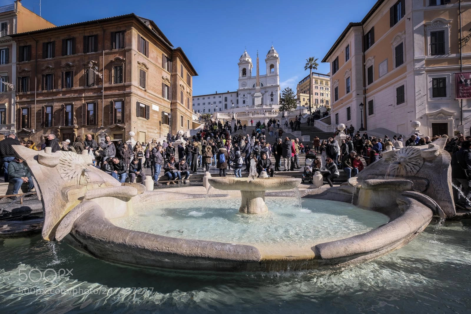 Fujifilm X-T2 sample photo. Piazza di spagna photography