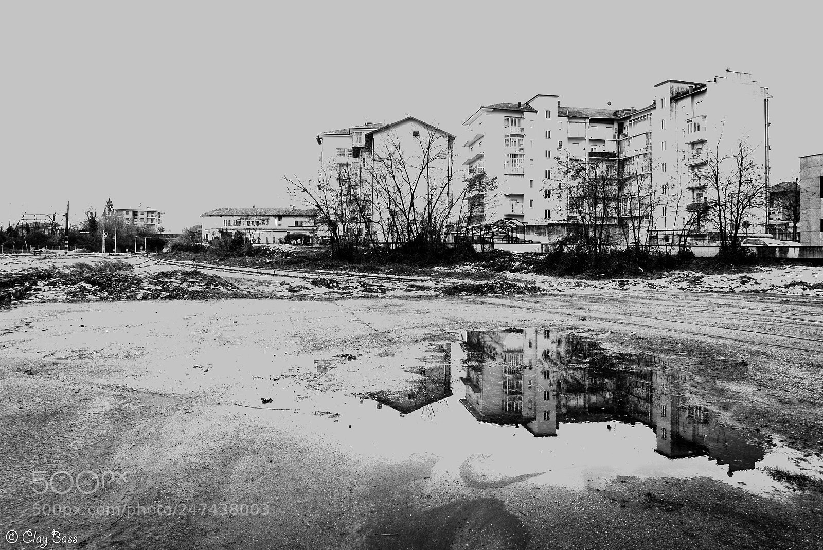 Sony a7S II sample photo. Urban puddle photography