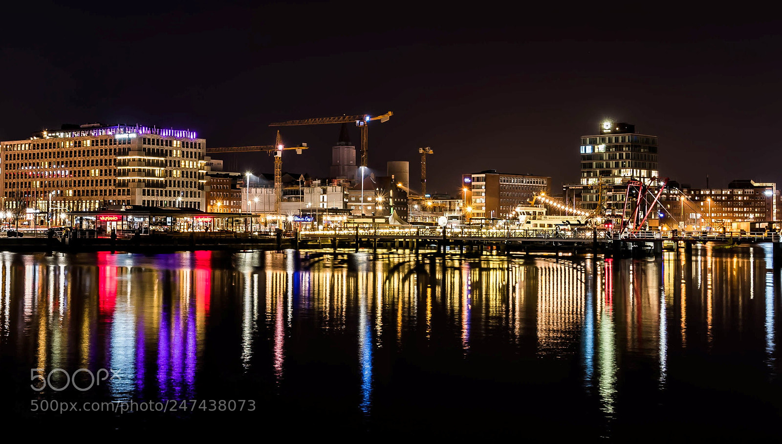 Nikon D500 sample photo. Night and water photography
