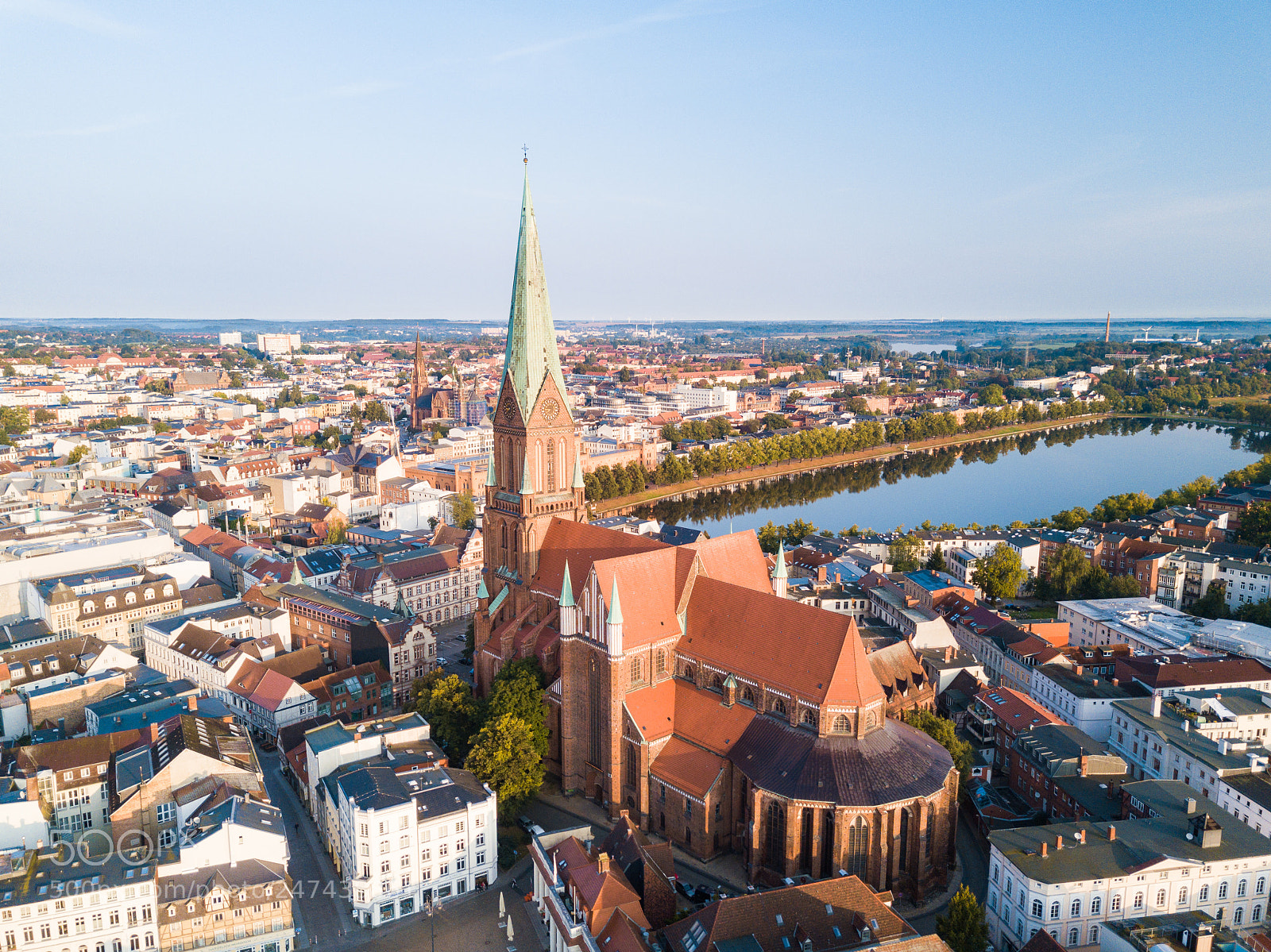 DJI FC220 sample photo. Schweriner dom am fr photography