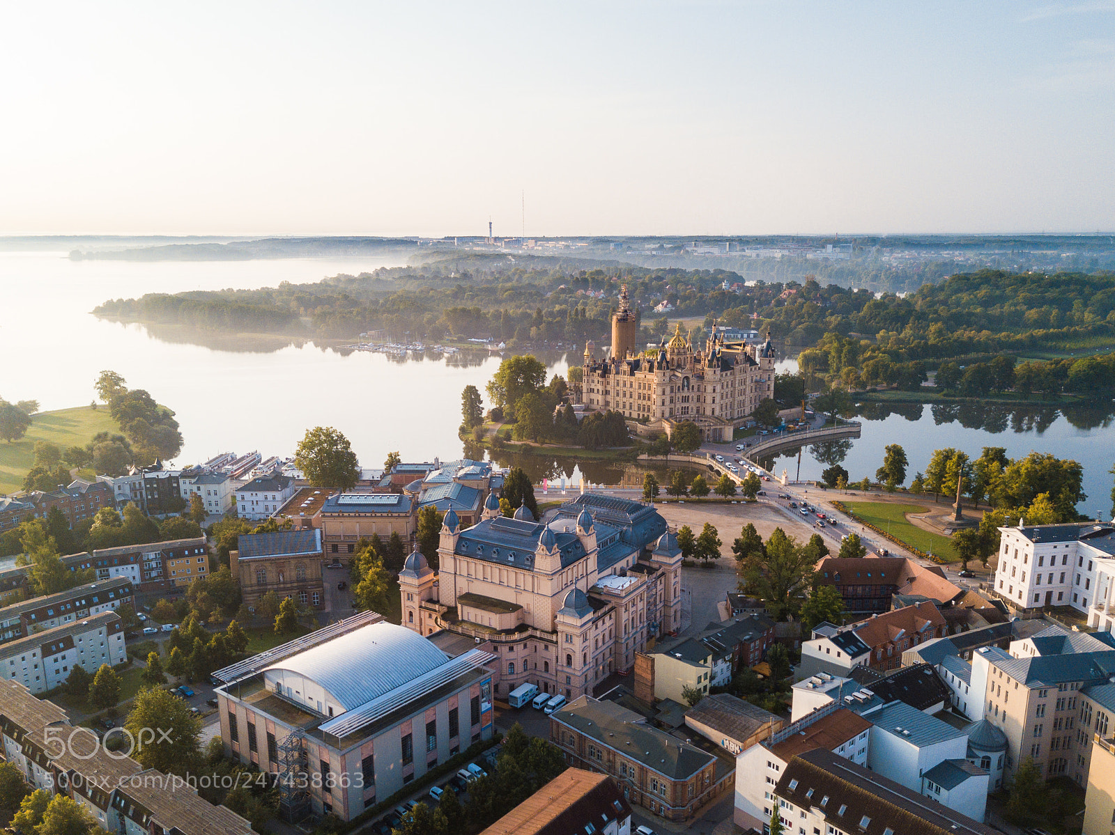 DJI FC220 sample photo. Schweriner schloss am fr photography