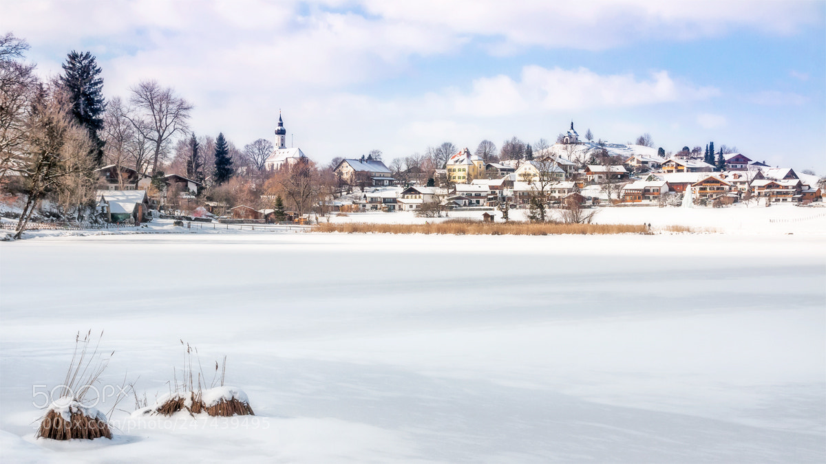 Canon EOS 40D sample photo. Winter at the lake photography