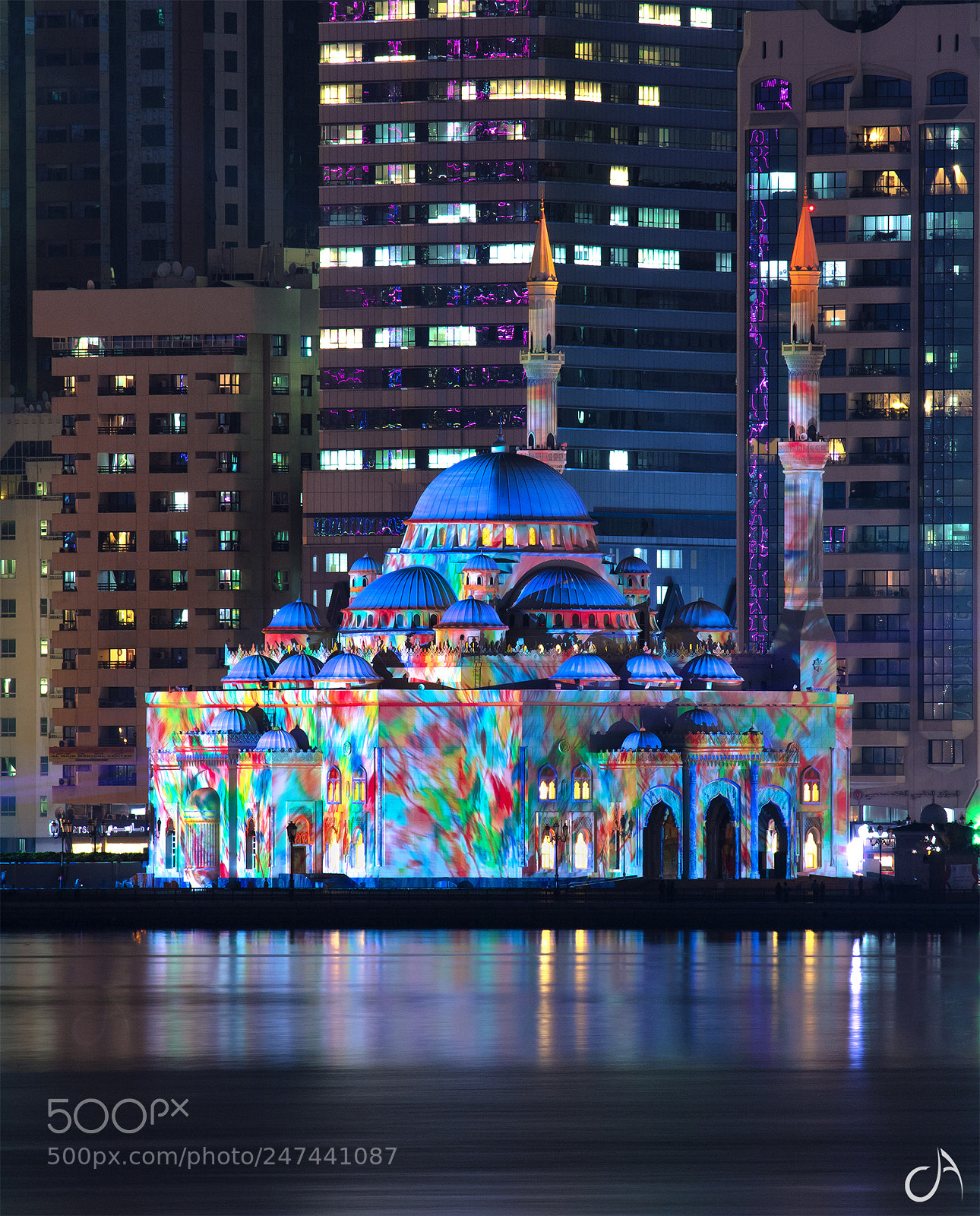 Canon EOS 750D (EOS Rebel T6i / EOS Kiss X8i) sample photo. Sharjah light festival 2018 photography