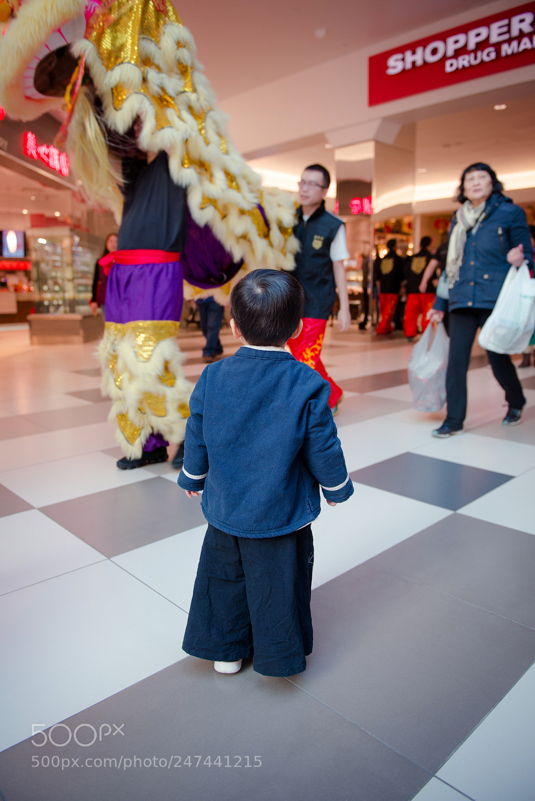 Nikon D800 sample photo. Watching lion dance first photography