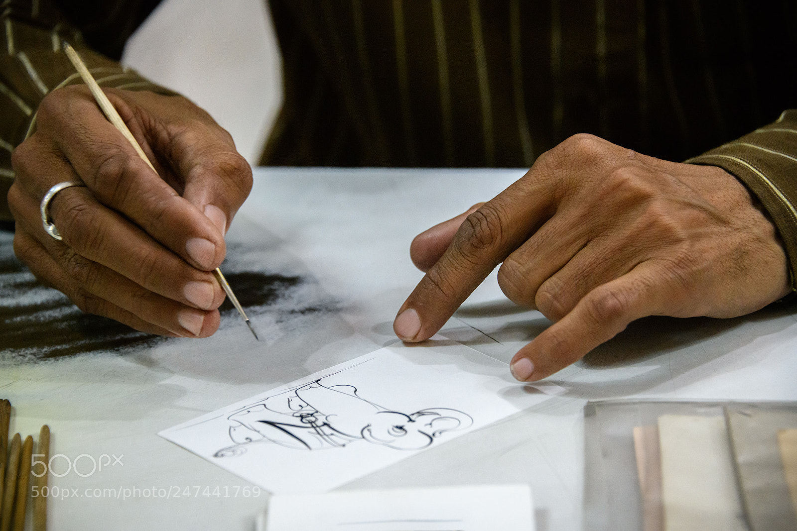 Nikon D850 sample photo. Artist at work photography