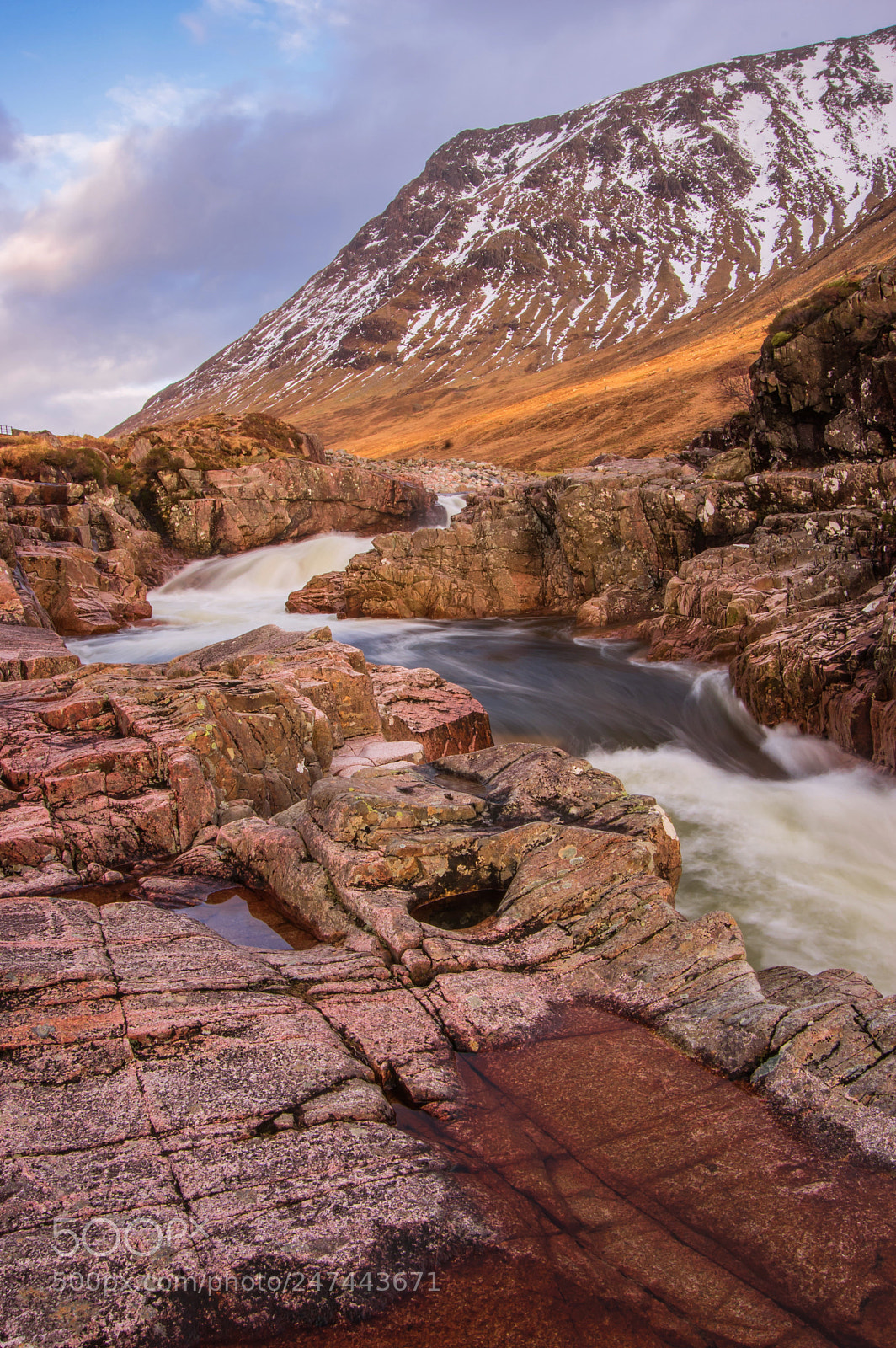 Pentax K-3 sample photo. Glencoe river etive photography
