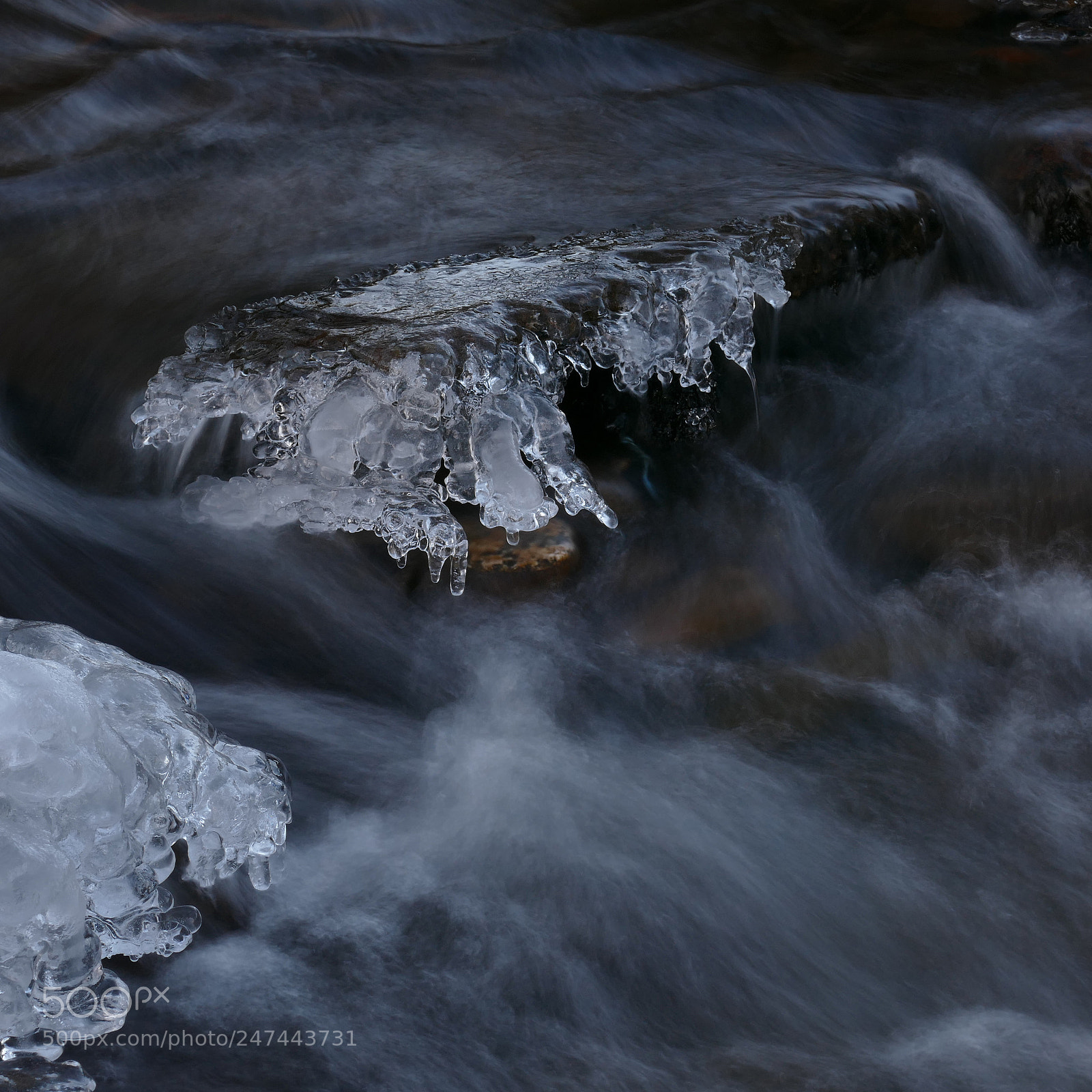 Panasonic Lumix DMC-FZ1000 sample photo. Ice at the creek photography
