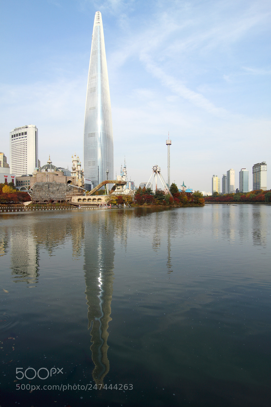 Canon EOS 7D sample photo. Lotte world tower photography