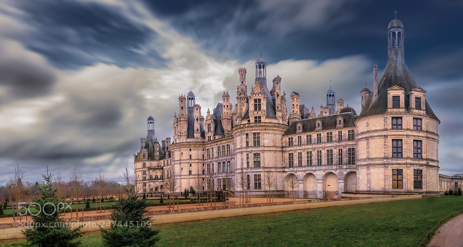 Nikon D90 sample photo. Château de chambord photography