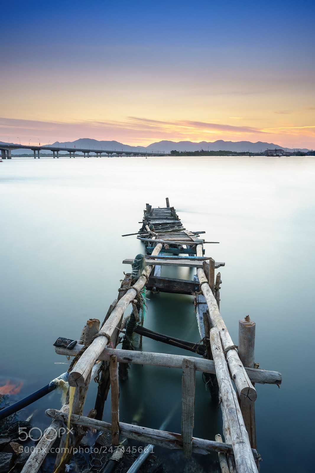 Sony a7 II sample photo. Wooden bridge photography