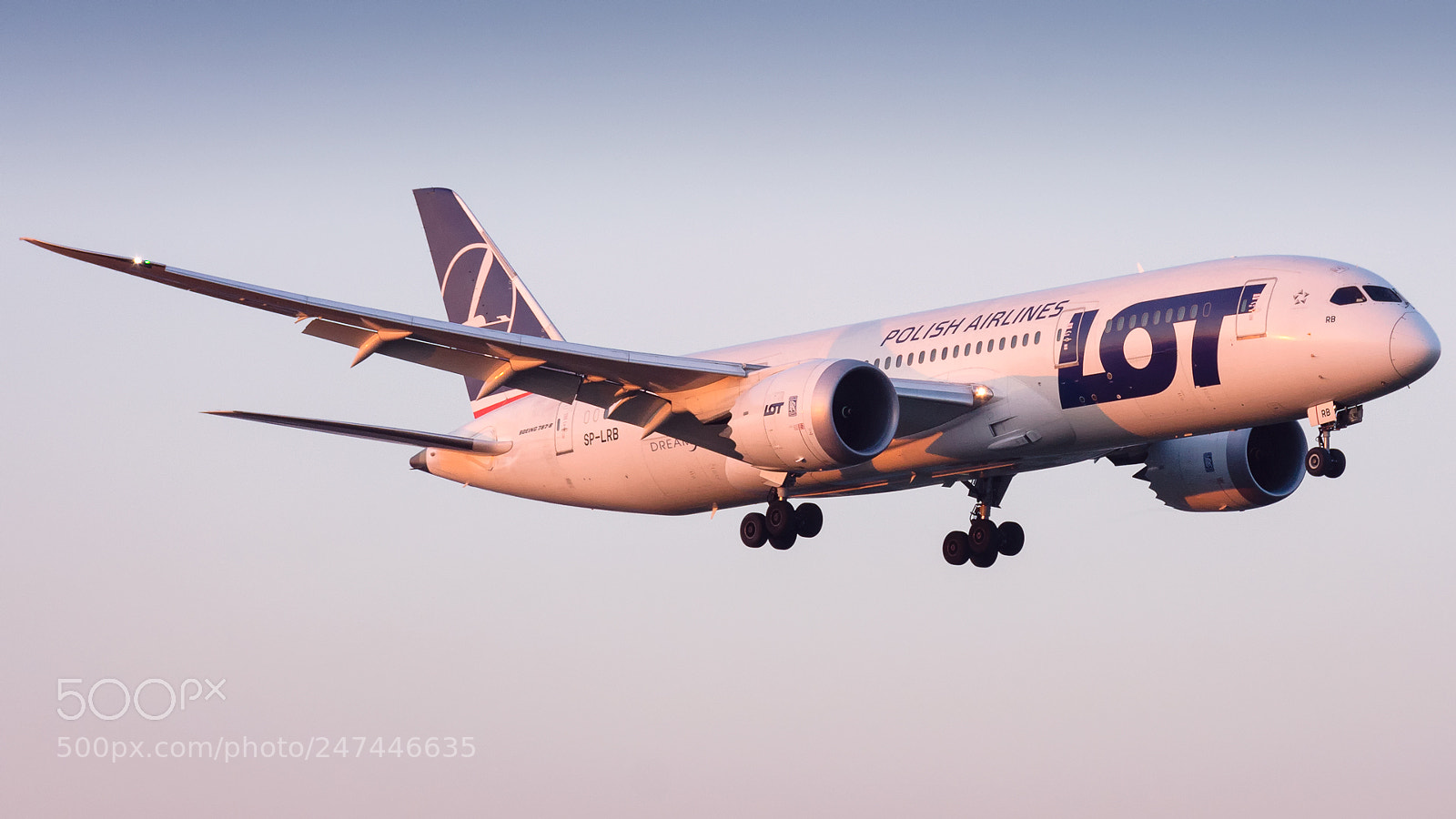 Nikon D7200 sample photo. Lot polish airlines boeing photography