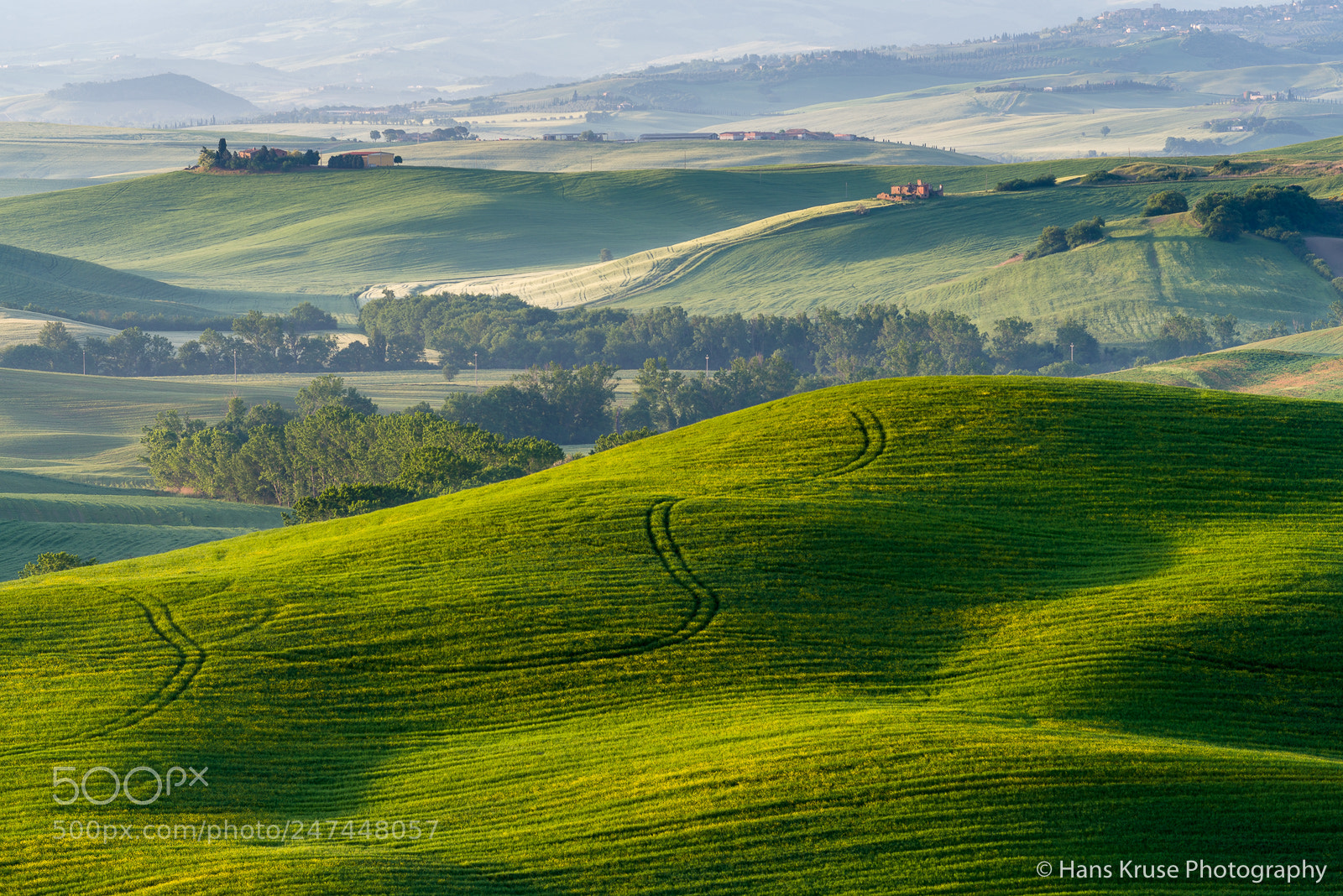 Nikon D810 sample photo. Rolling hills in tuscany photography