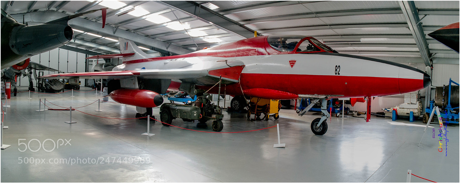 Samsung NX300 sample photo. Hawker hunter t7b xl591 photography