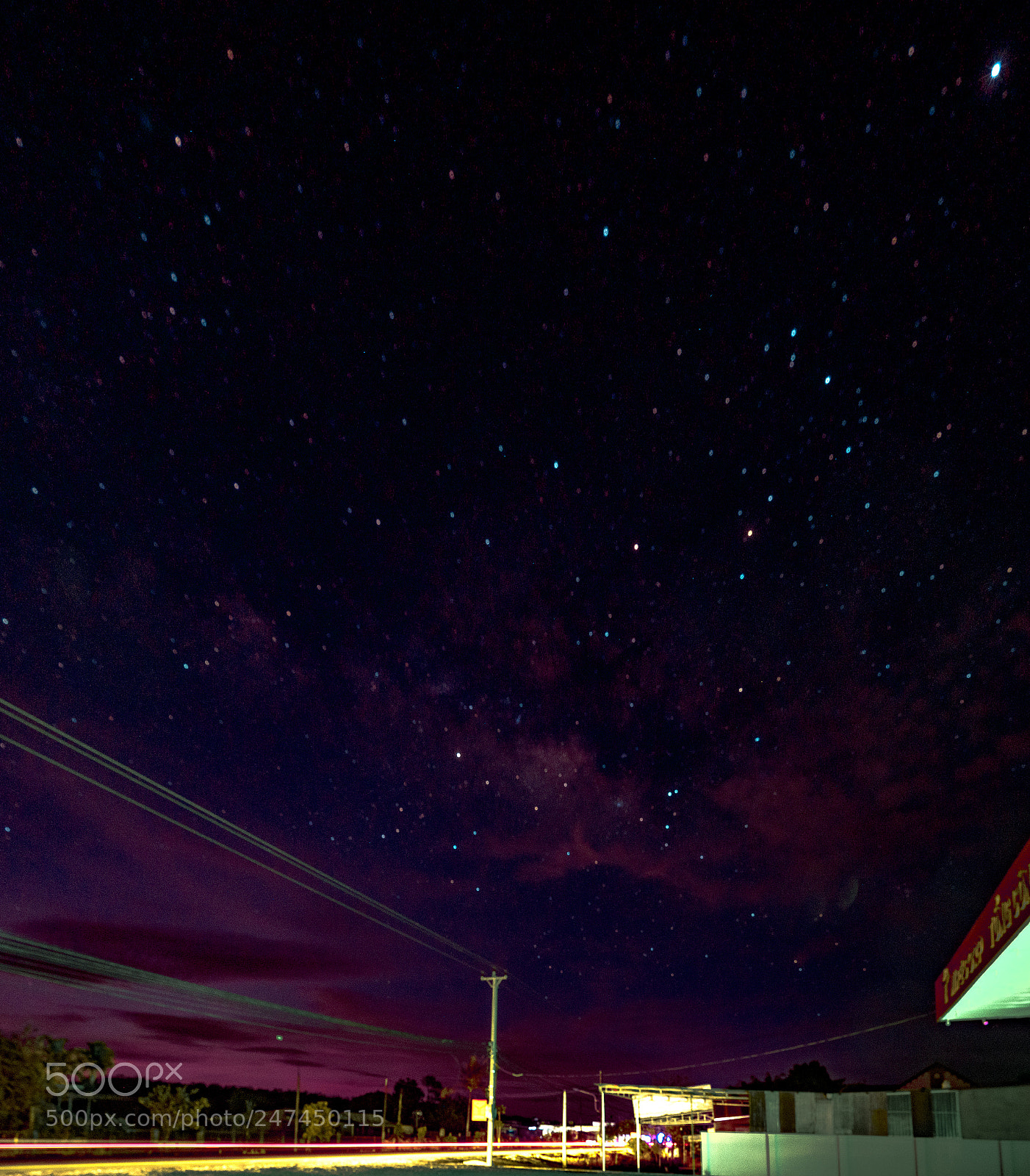 Sony a7R II sample photo. Milky way at dawn photography
