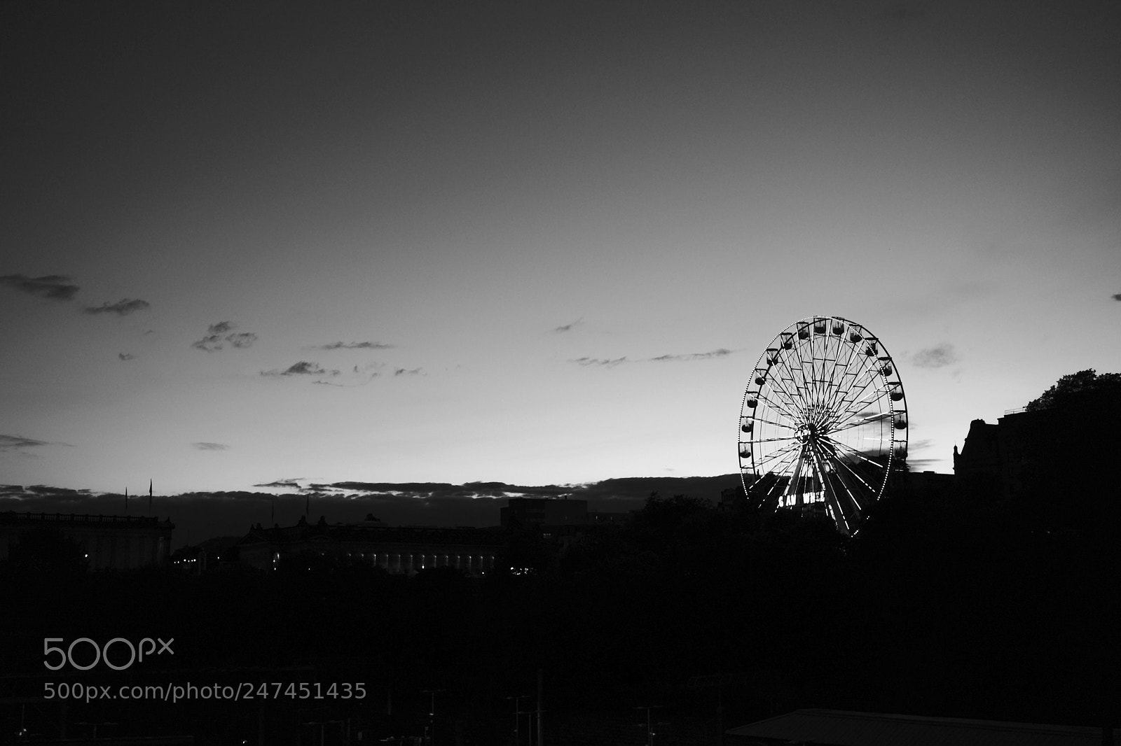 Fujifilm X-Pro2 sample photo. The grand wheel edinburgh photography