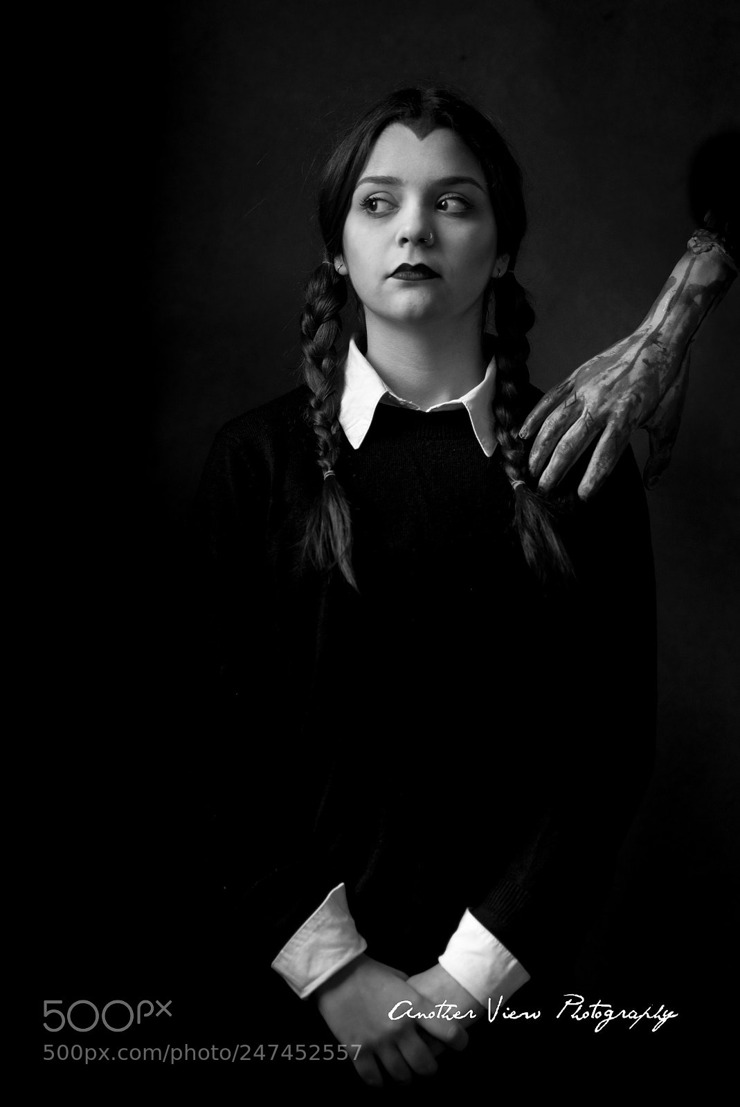 Nikon D750 sample photo. Portrait of wednesday addams photography