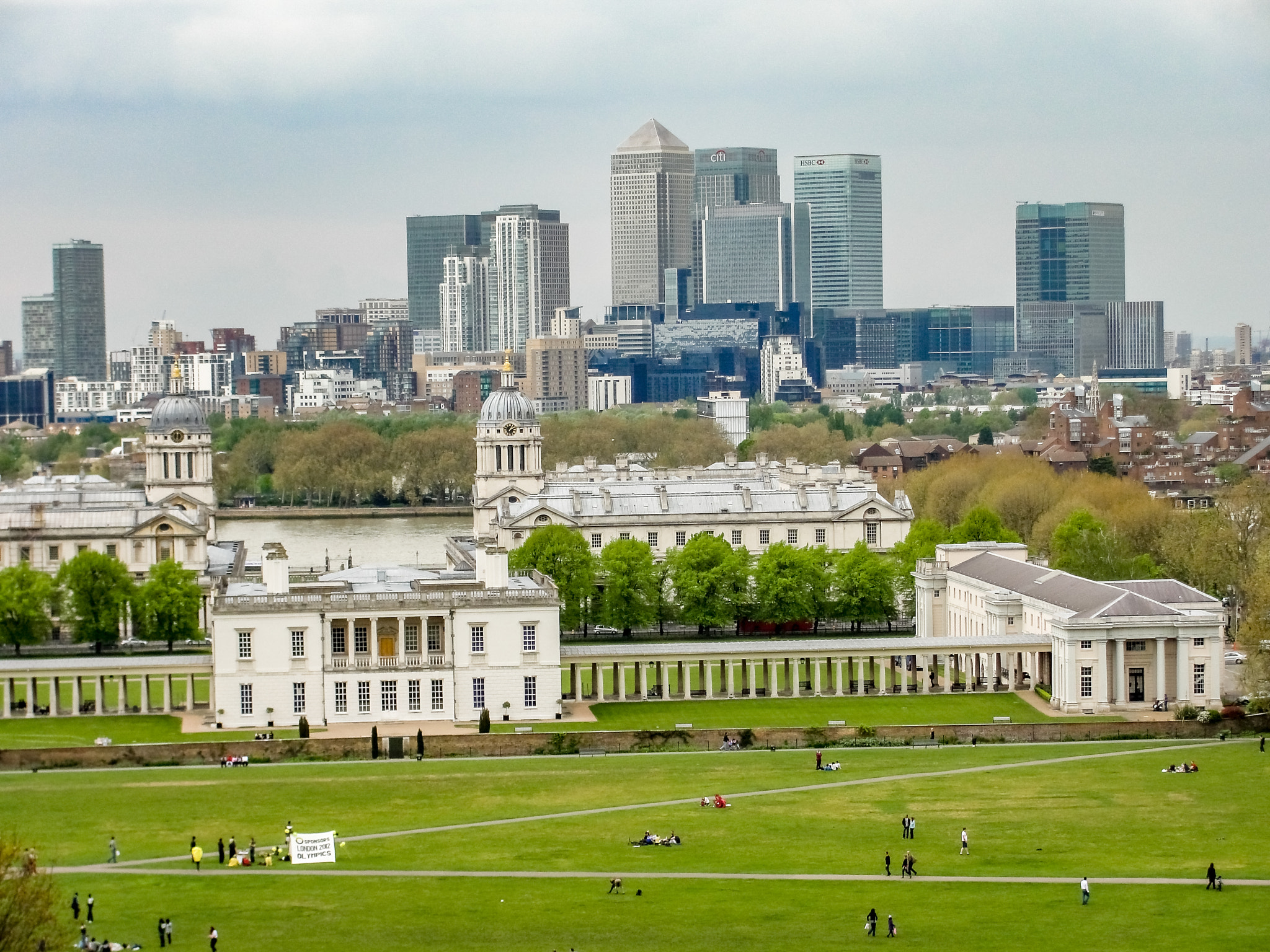 Sony Cyber-shot DSC-H20 sample photo. View of london from the greenwich hill photography