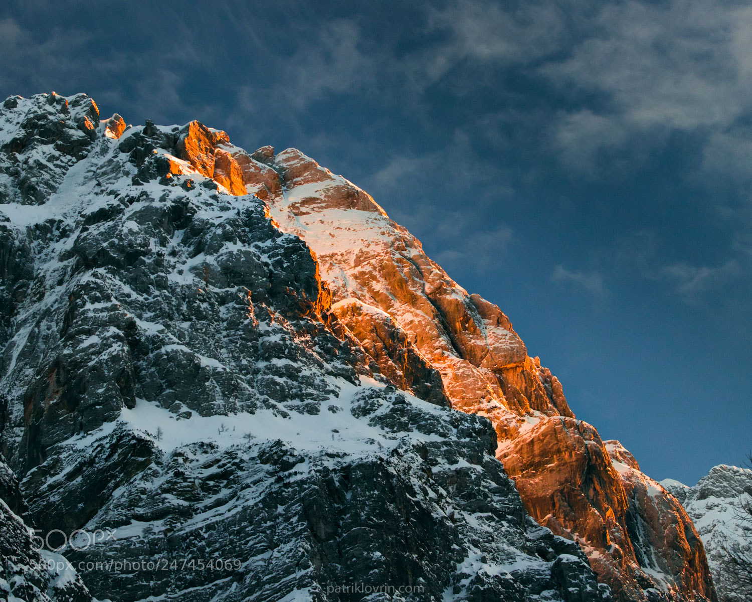 Canon EOS 80D sample photo. Glowing mountain at sunset photography